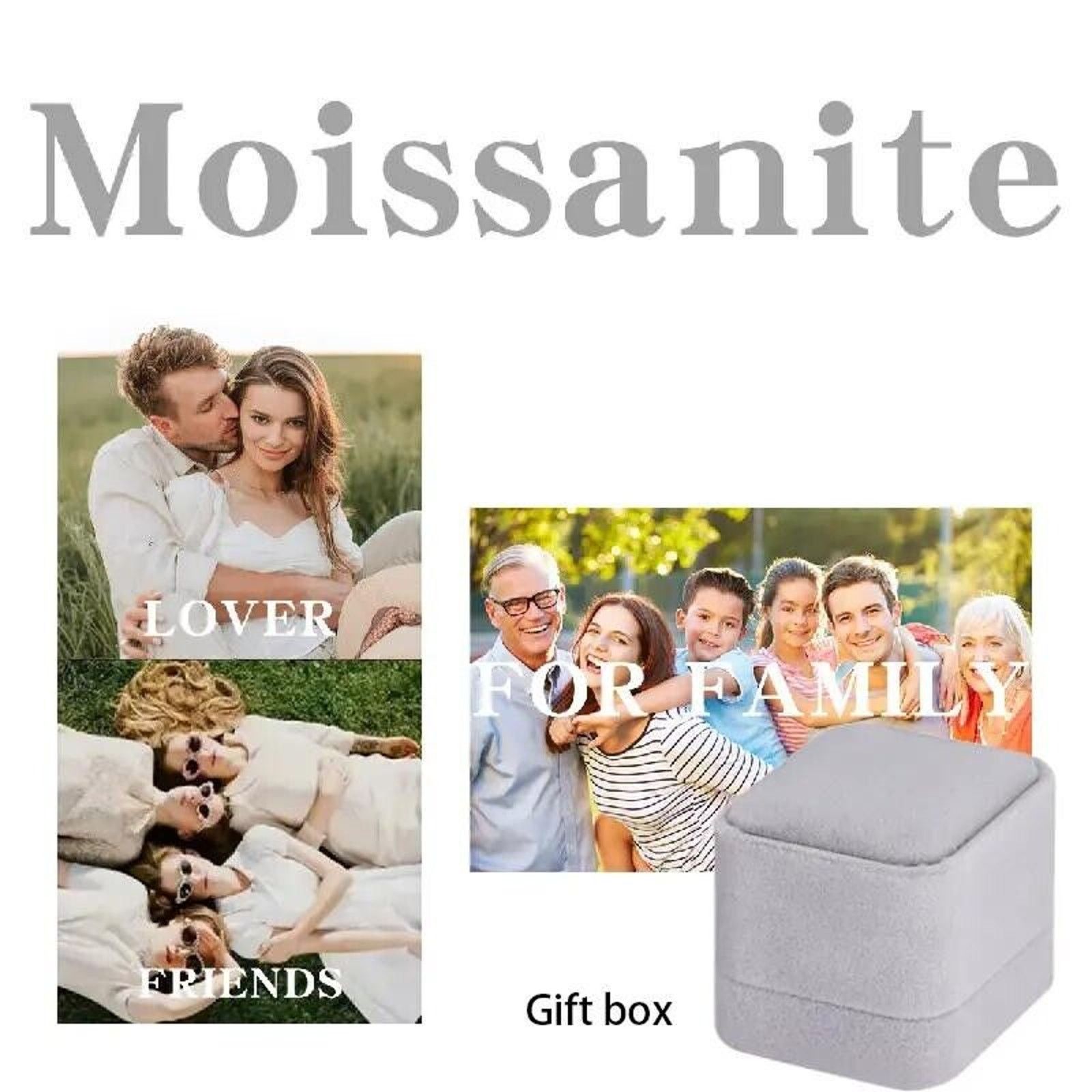Other 2ct Moissanite Ring 925 Sterling Silver Certificate Box Sz 7 Size ONE SIZE - 7 Thumbnail