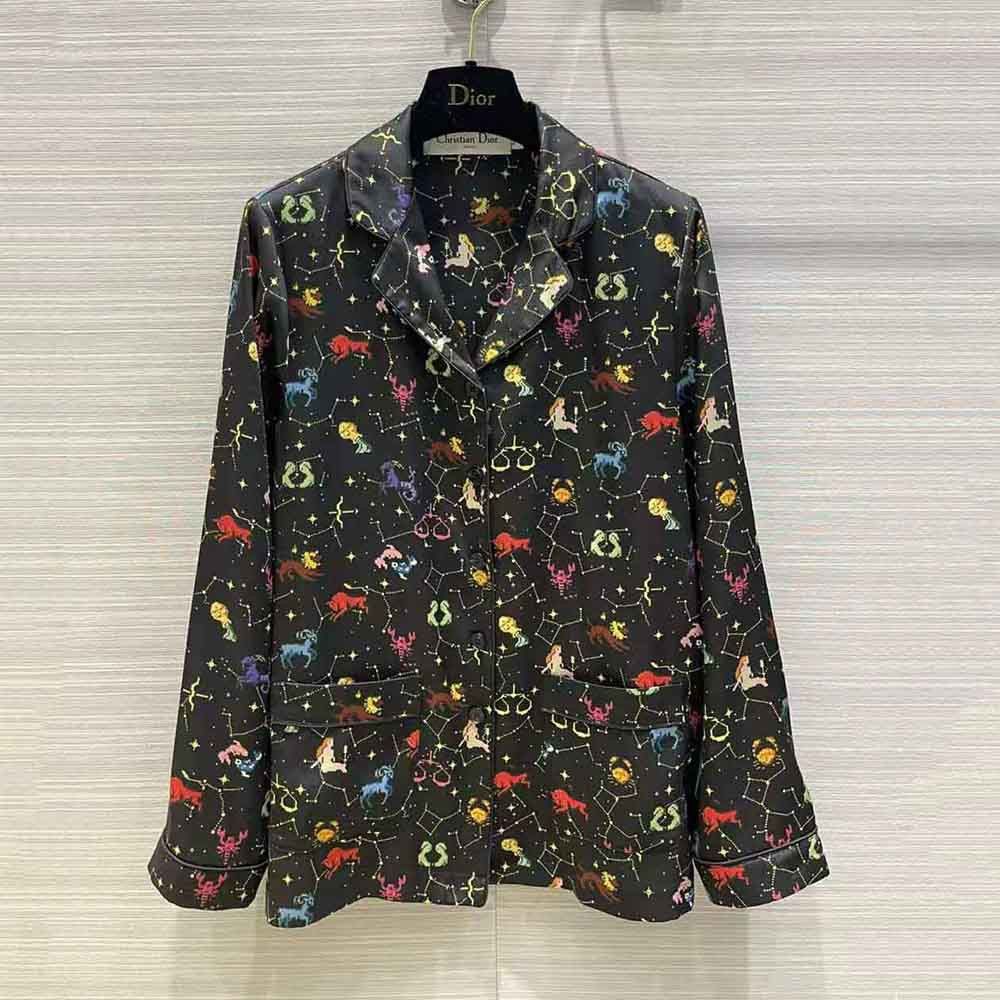 image of Dior O1W1Db10124 Shirts In Black, Women's (Size Large)