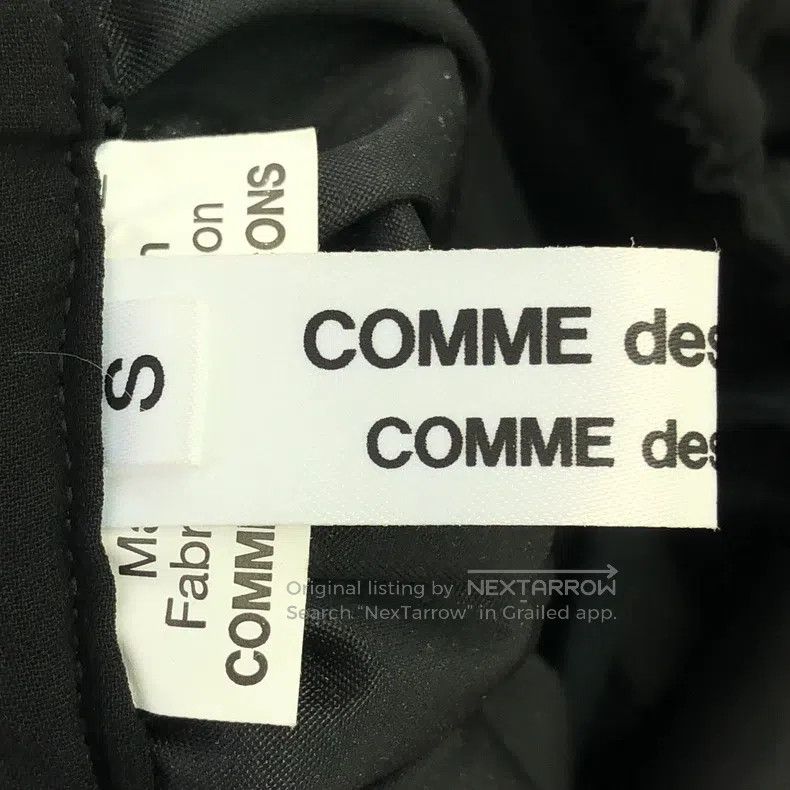 Comme des Garcons Comme des Garcons size S Black split skirt Size 23" - 6 Thumbnail