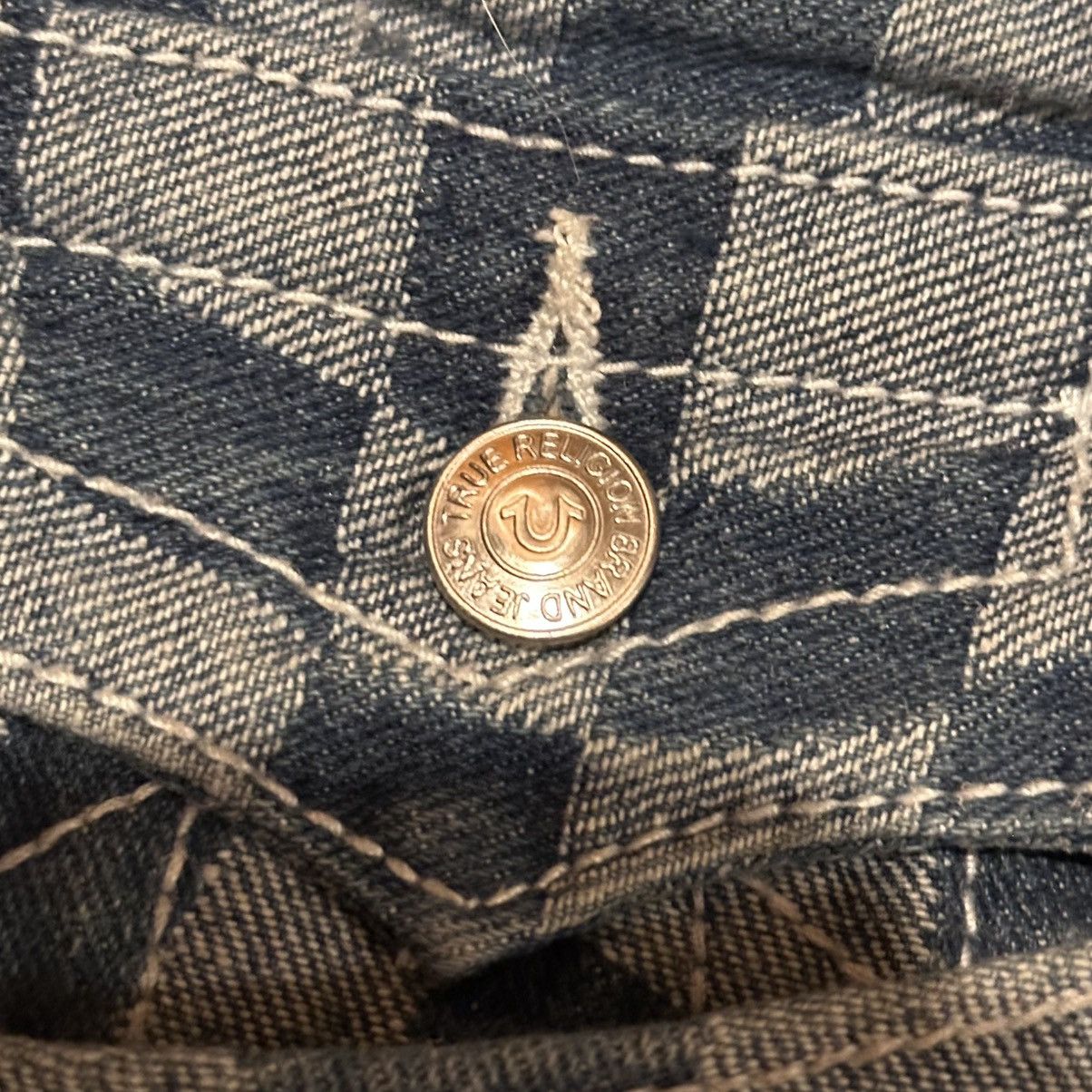 True Religion True Religion Ricky Wavy Checkered Jeans Size US 30 / EU 46 - 6 Thumbnail