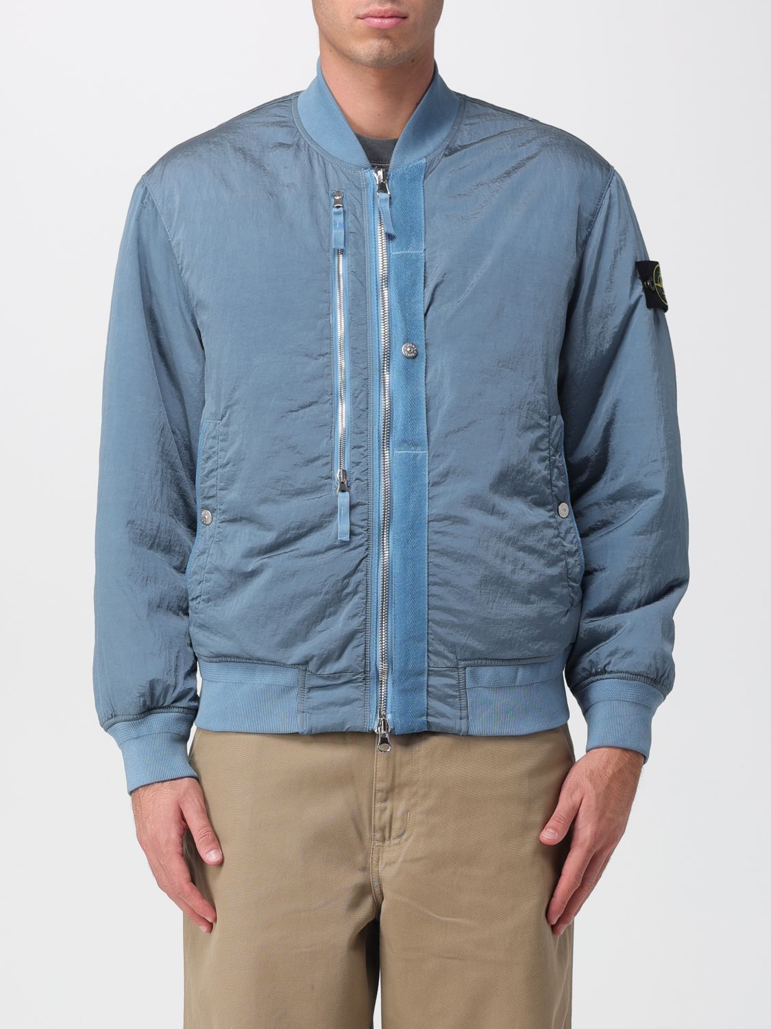 Stone Island Stone Island Jacket Men Gnawed Blue Size US S / EU 44-46 / 1 - 1 Thumbnail