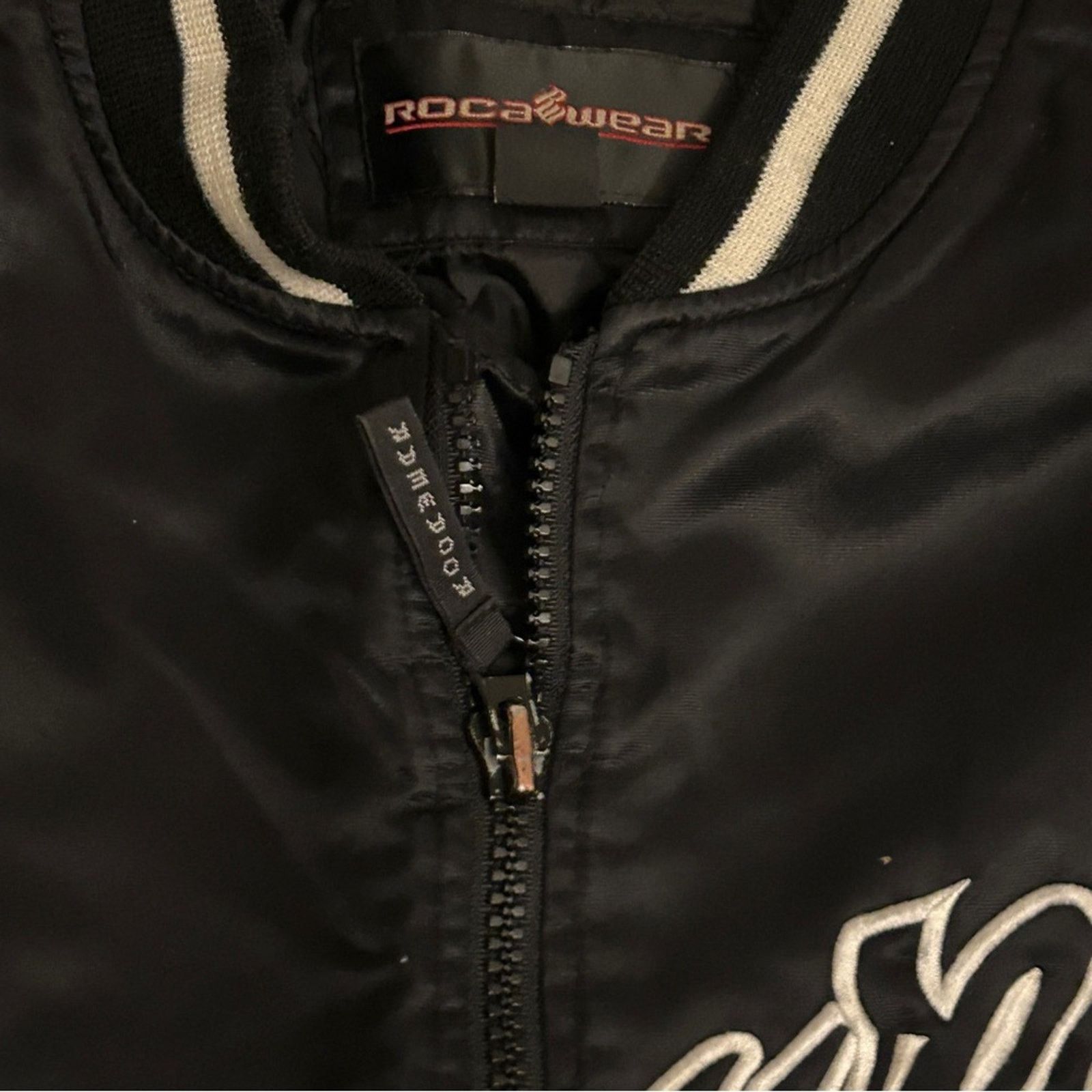 Rocawear Y2K Vintage RocaWear Logo Spell Out Varsity SBomber Jacket Size US M / EU 48-50 / 2 - 3 Thumbnail