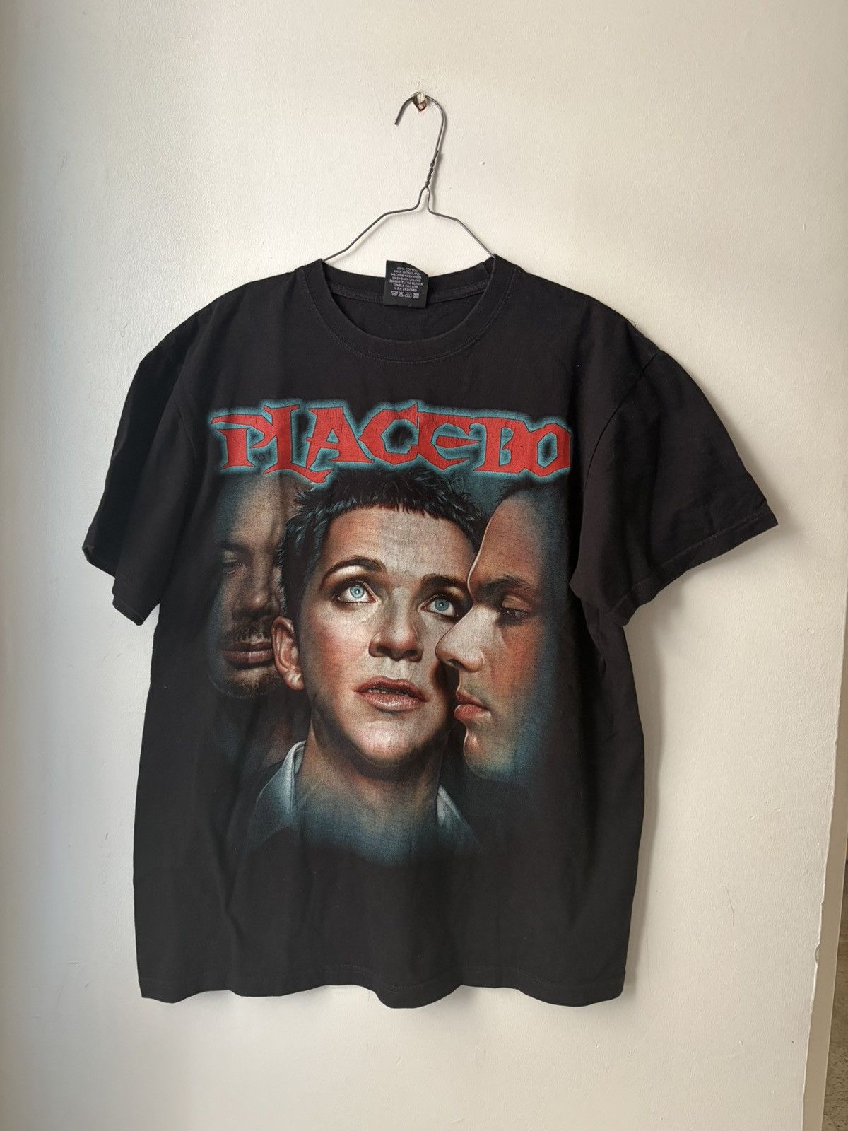 Band Tees 90s Placebo Euro Tee L 22.5" 27.5" Size US L / EU 52-54 / 3 - 1 Thumbnail