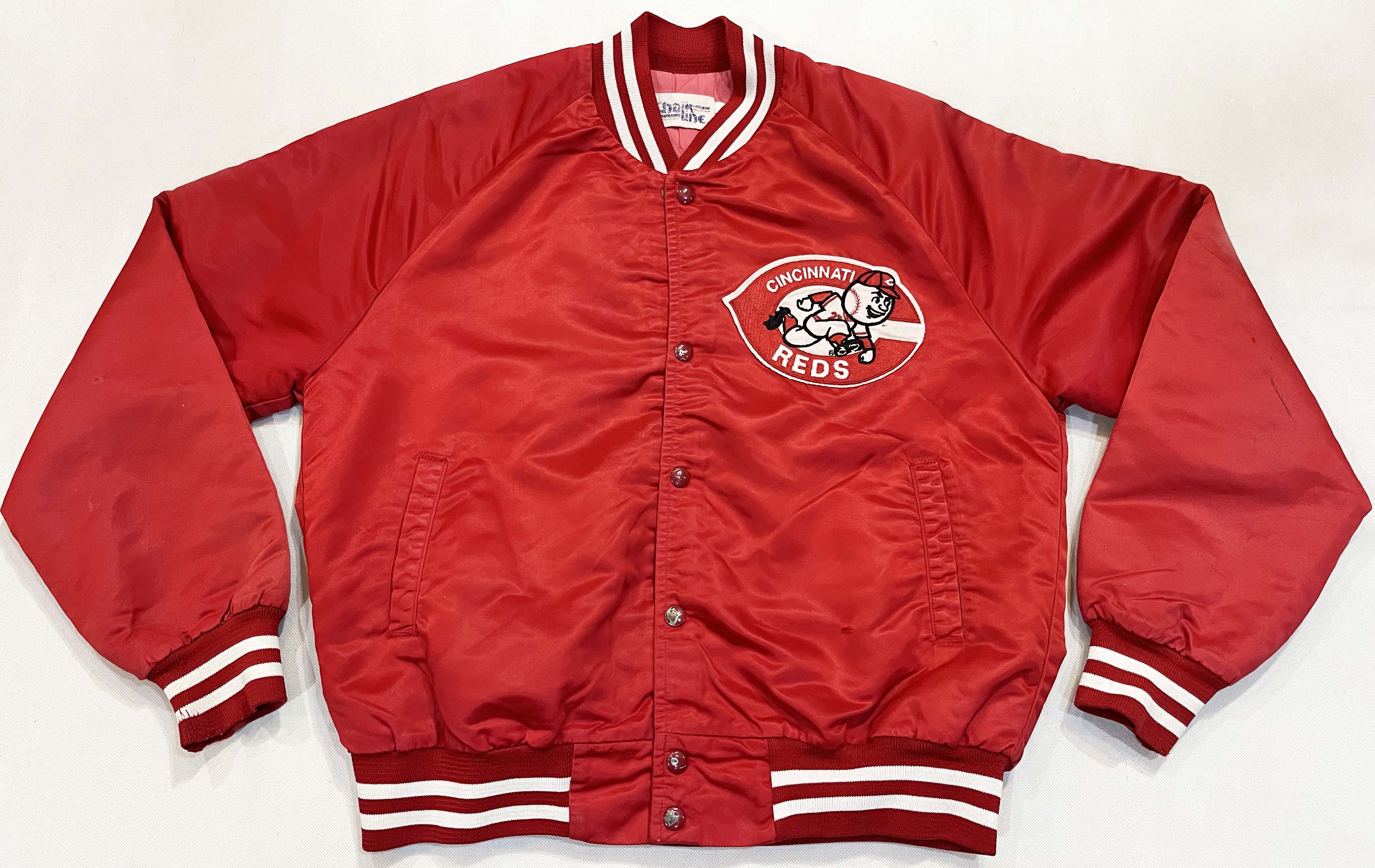 Chalk Line × MLB × Vintage Vintage Chalk Line MLB Cincinnati Reds Bomber Satin Jacket Size US M / EU 48-50 / 2 - 2 Thumbnail