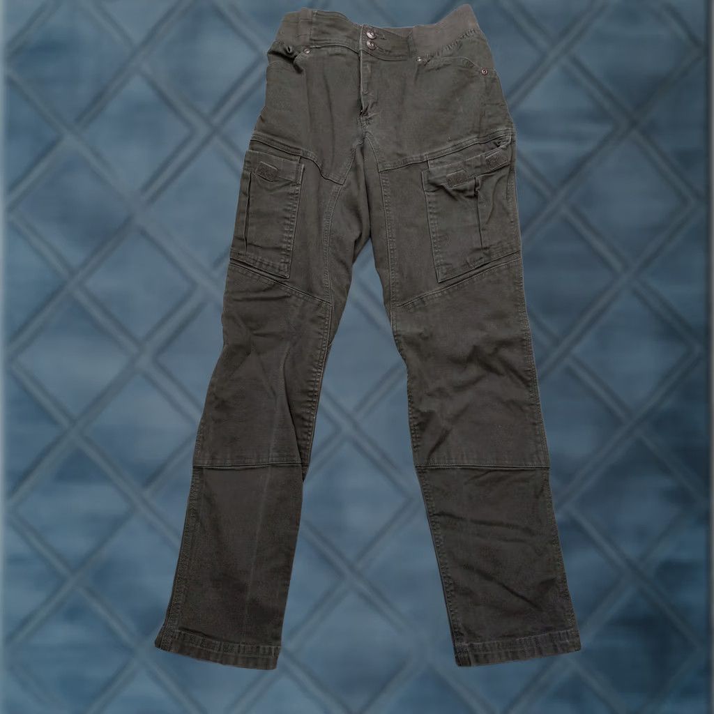 Duluth Trading Company Duluth Trading Co Pants Womens 2 Green Cotton Cargo Stretch Twill Workwear Size 26" / US 2 / IT 38 - 1 Thumbnail