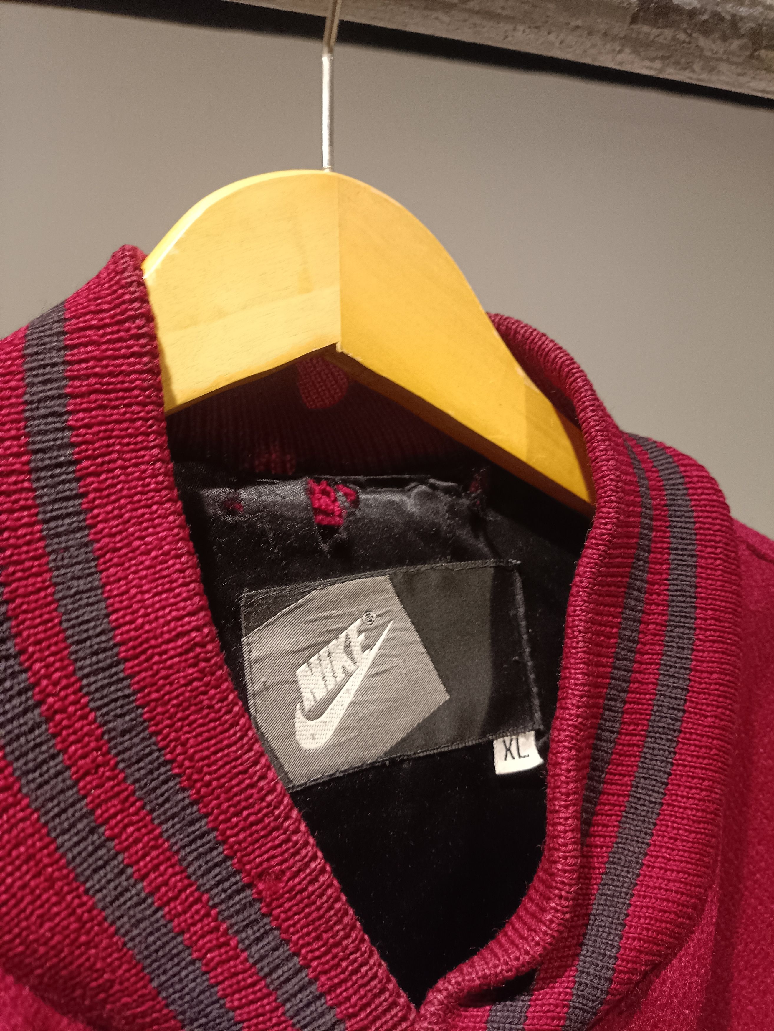 Nike × Vintage Nike Blankman Cast & Crew Varsity Jacket Size US XL / EU 56 / 4 - 4 Thumbnail