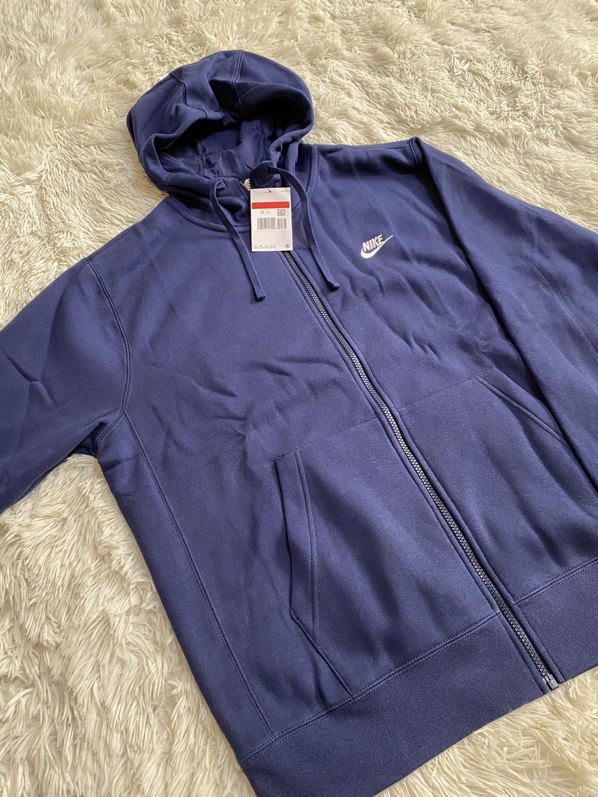 Nike blue zip up deals