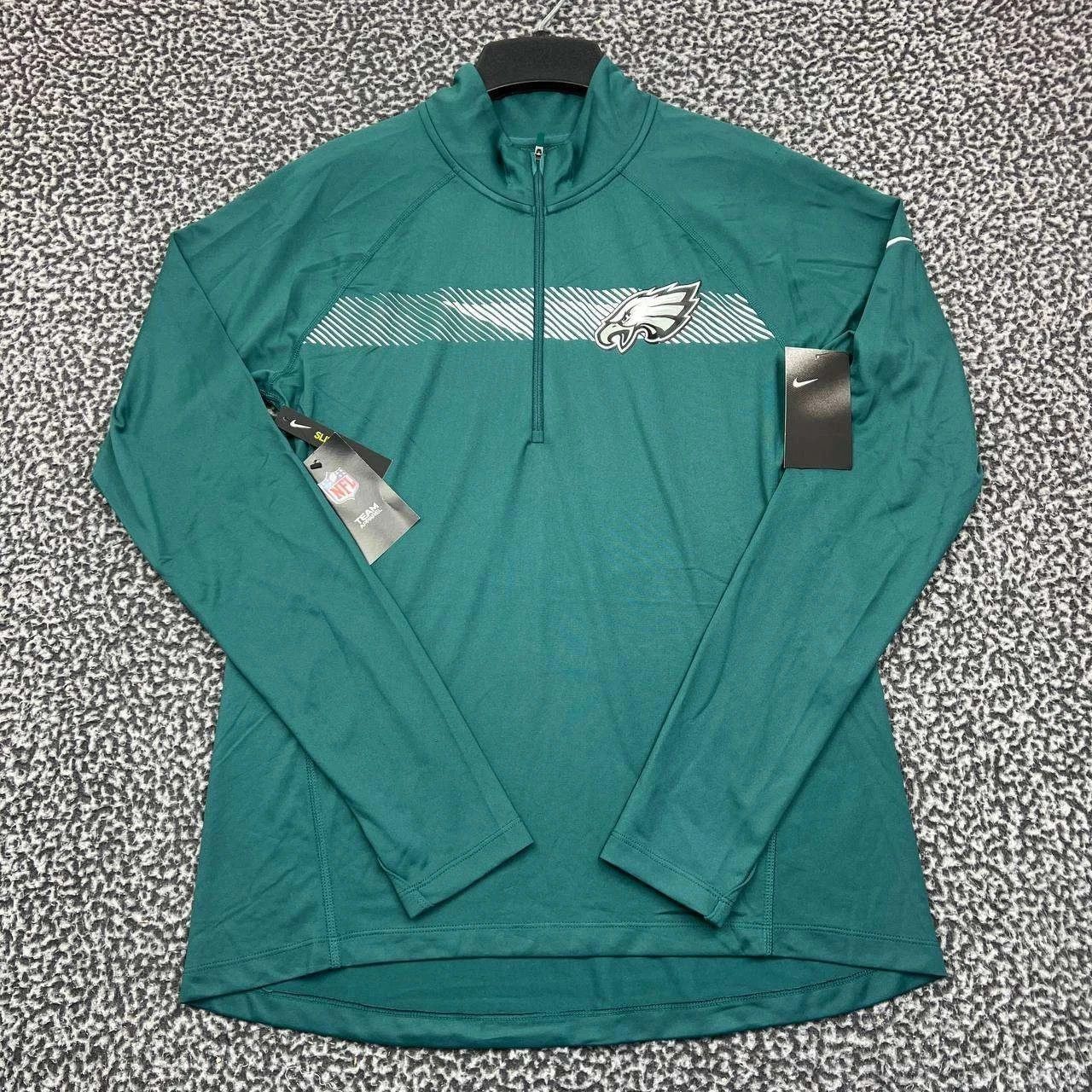 Nike Nike Dri-Fit Shirt Women Philadelphia Eagles 1/4 Zip M Size M / US 6-8 / IT 42-44 - 1 Thumbnail