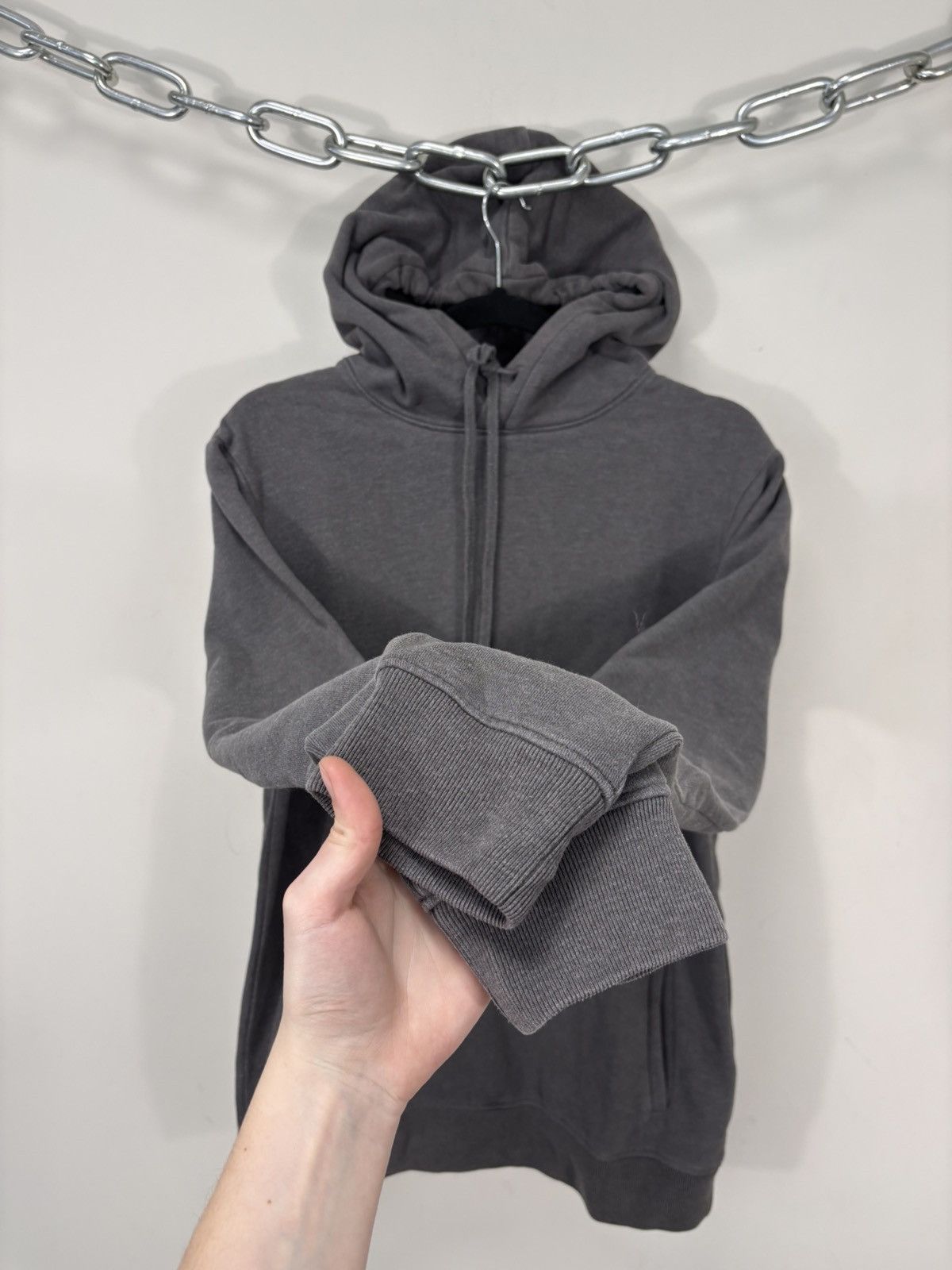 Allsaints AllSaints Raven OTH Men’s Grey Hoodie Pullover Sweatshirt Size US S / EU 44-46 / 1 - 8 Thumbnail