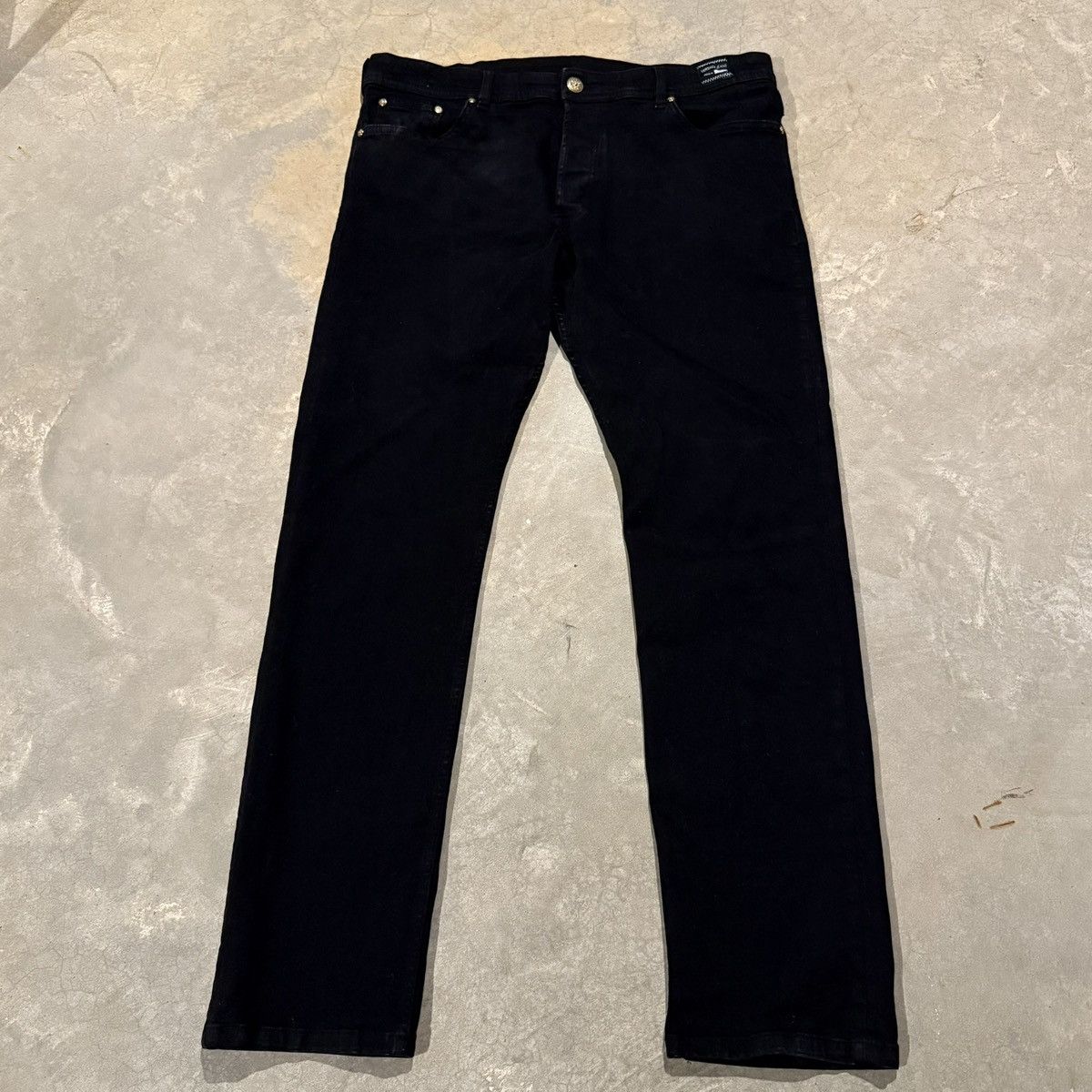 Versace Jeans Couture Versace Jeans Couture Gold Logo Piece Number Slim Fit Denim Size US 38 / EU 54 - 7 Thumbnail