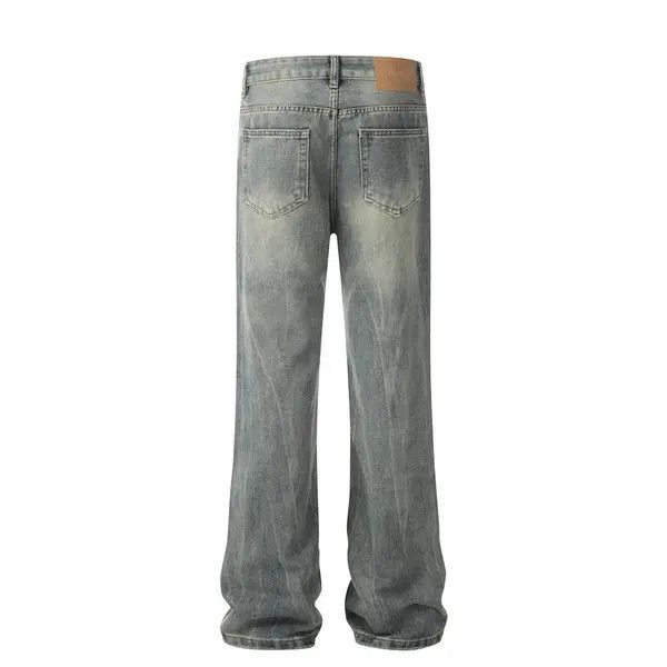 Japanese Brand VIBE American retro washed distressed casual versatile jeans Size US 32 / EU 48 - 3 Thumbnail