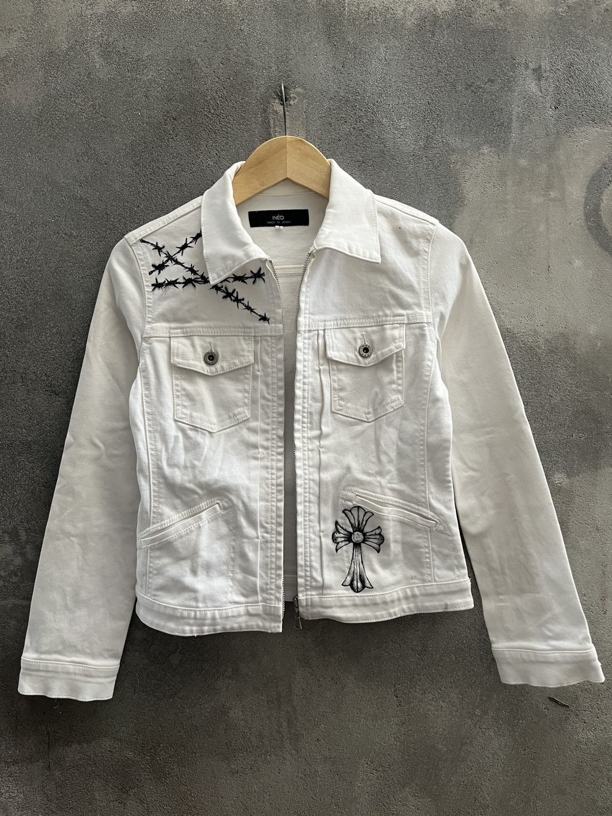 Yohji Yamamoto INÉD Cross & Barbed Wire Jacket Size US L / EU 52-54 / 3 - 7 Thumbnail