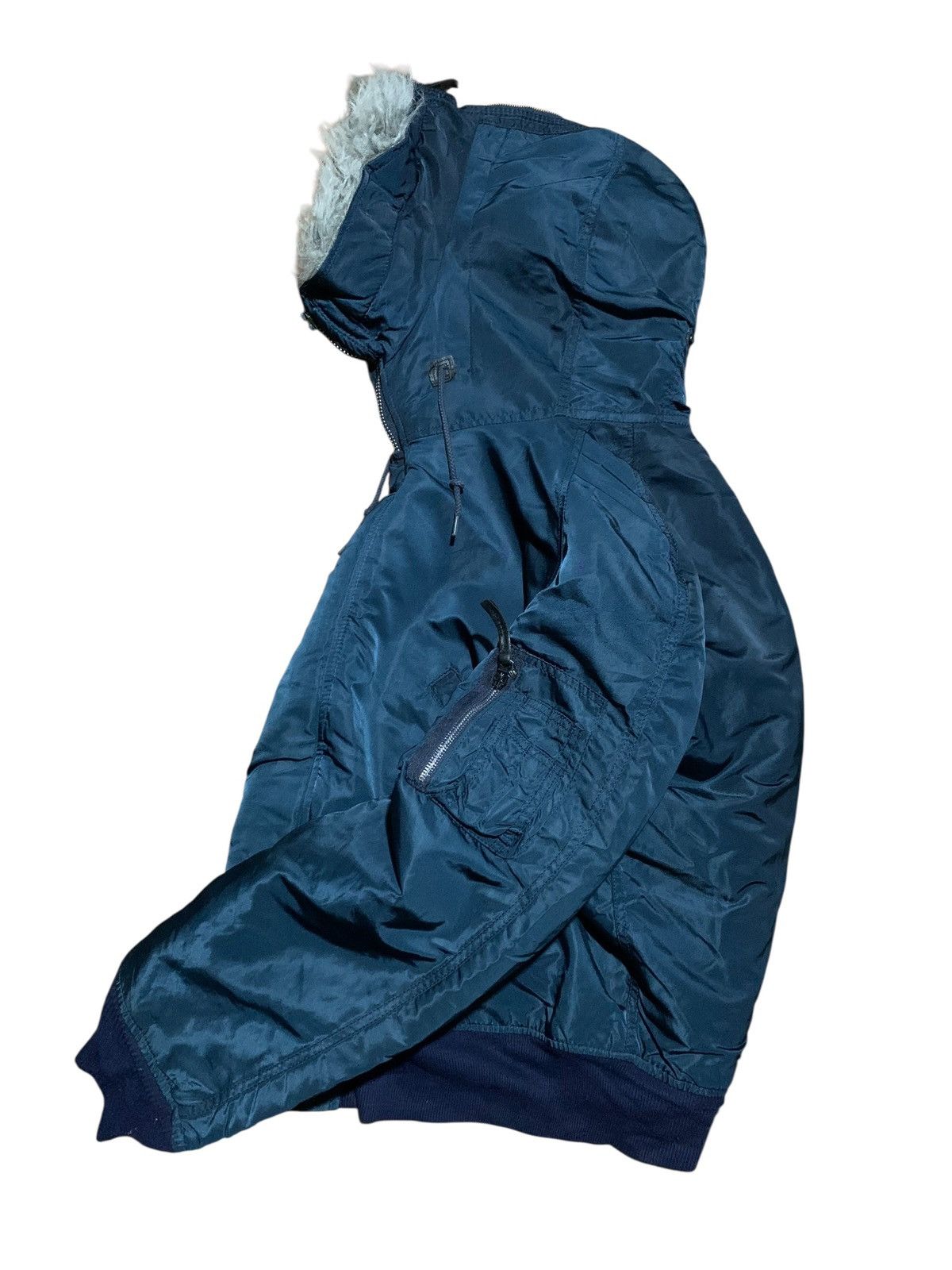 If Six Was Nine Vintage Alpha industries N2B fur bomber jacket hoodie Size US M / EU 48-50 / 2 - 10 Thumbnail