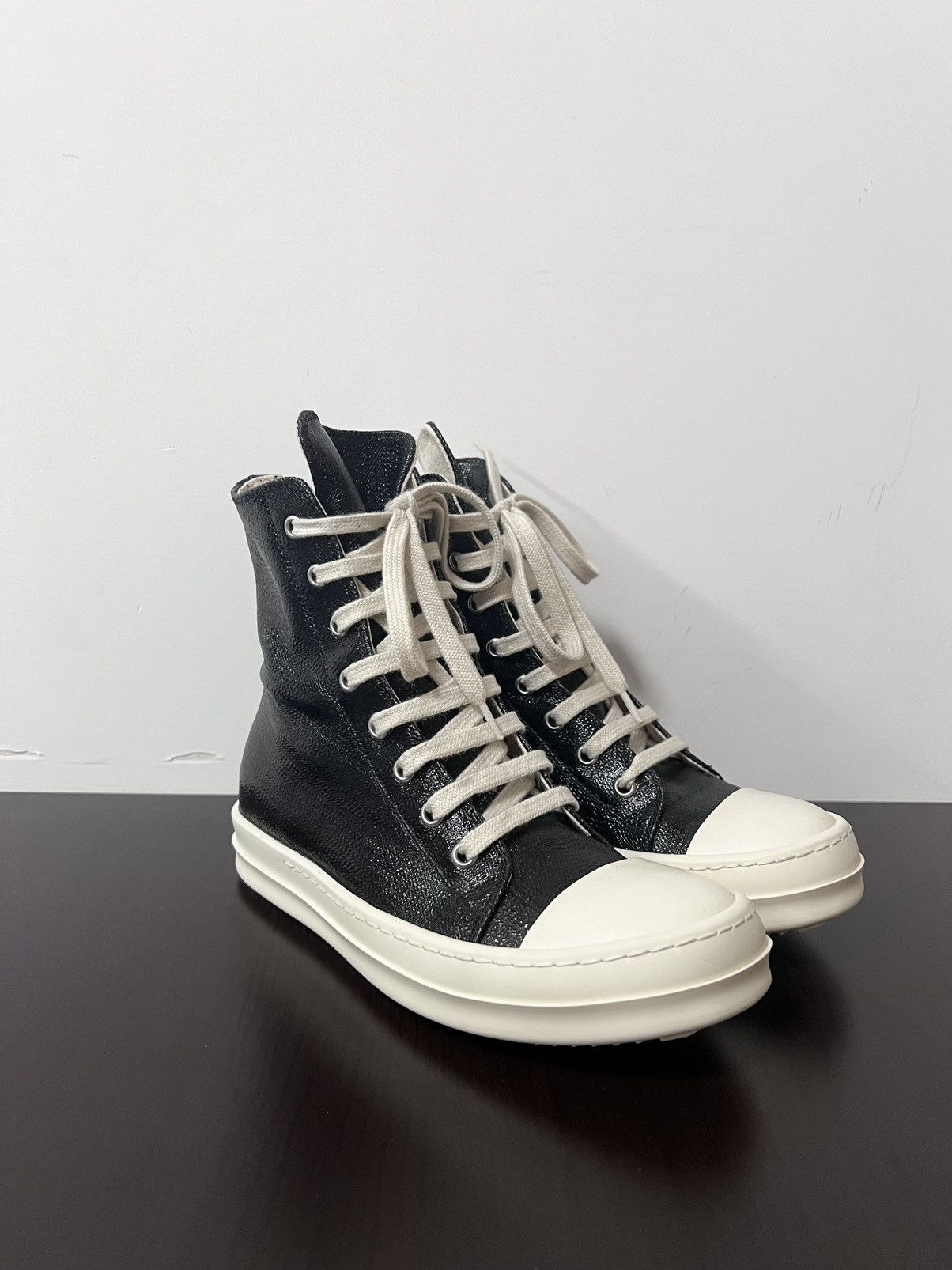 Rick Owens Drkshdw Rick owens ramones high top sneakers sz 36 Size US 6 / IT 36 - 5 Thumbnail