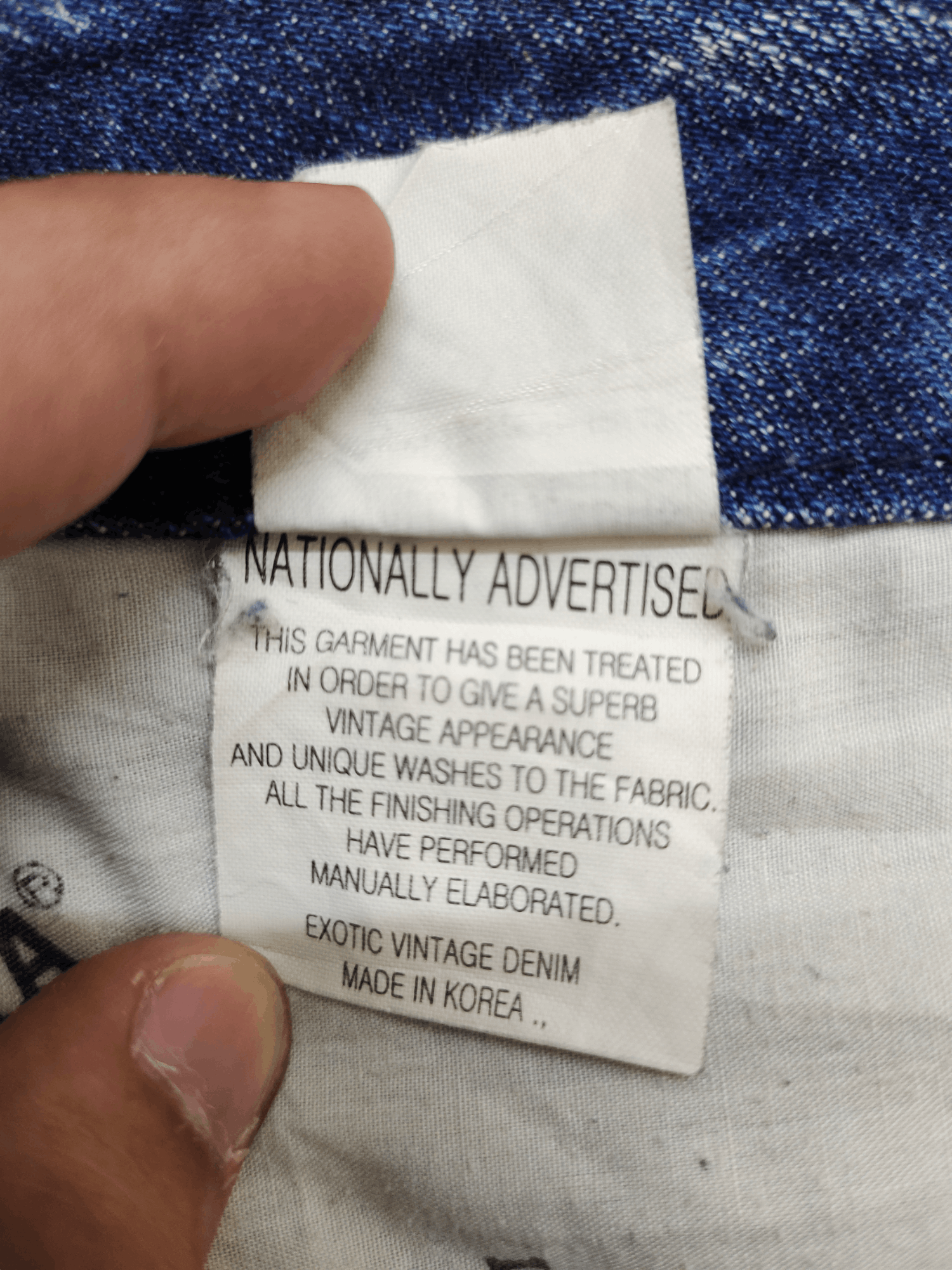Kapital Vintage Y2k Yoshitomo Nara Lolita Clawmark Distress Jeans Size US 29 - 20 Thumbnail