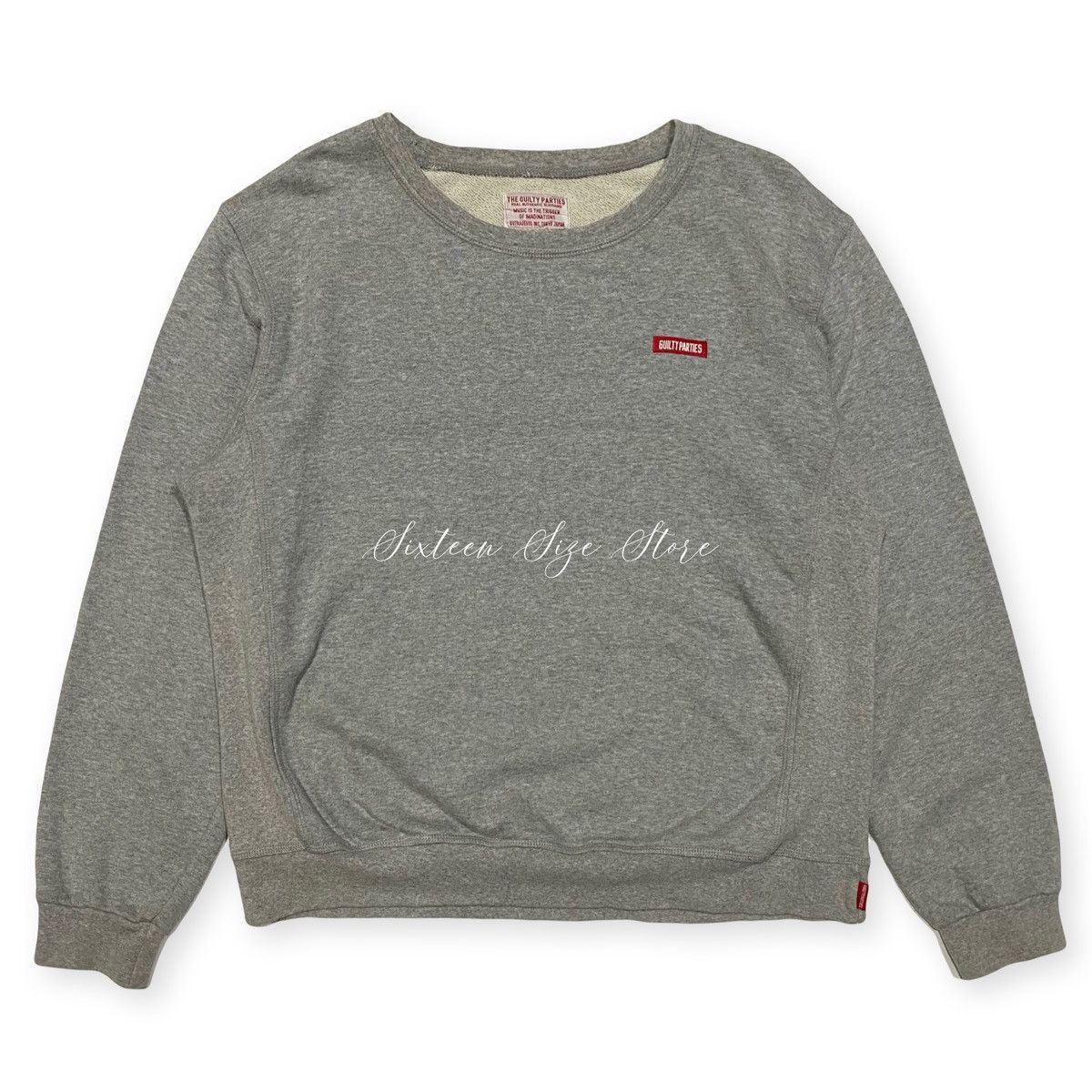 image of Sweatshirt The Guilty Parties Wacko Maria in Grey, Men's (Size Small)