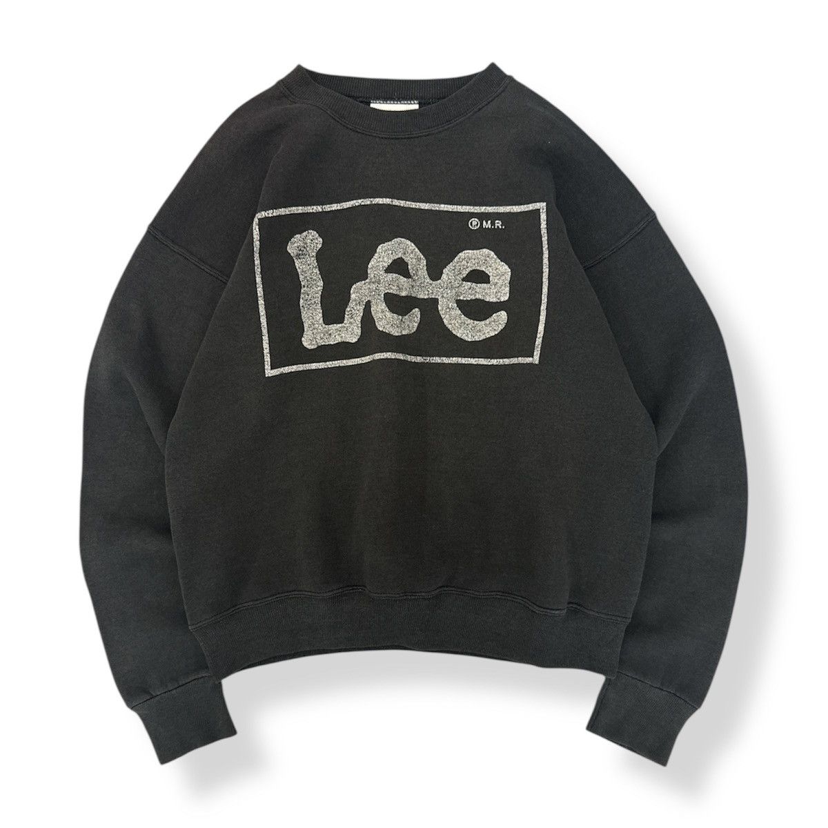 Lee 🔥 90's FADED LEE MADE IN USA iCONIC LOGO SWEATSHIRT - L Size US M / EU 48-50 / 2 - 1 Thumbnail