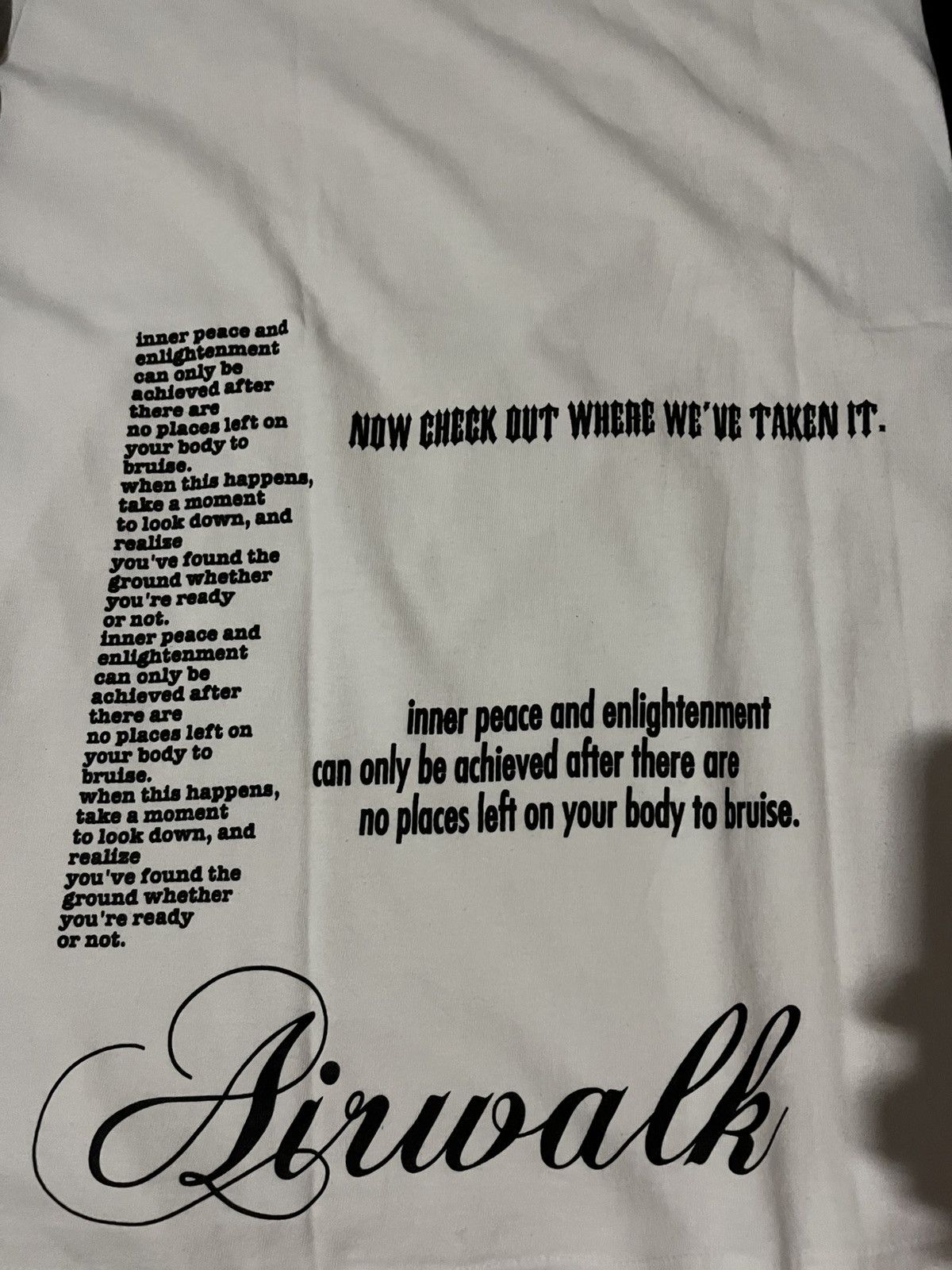Airwalk Airwalk Poem & i6w9 Style Longsleve Tee Size US XXL / EU 58 / 5 - 7 Thumbnail
