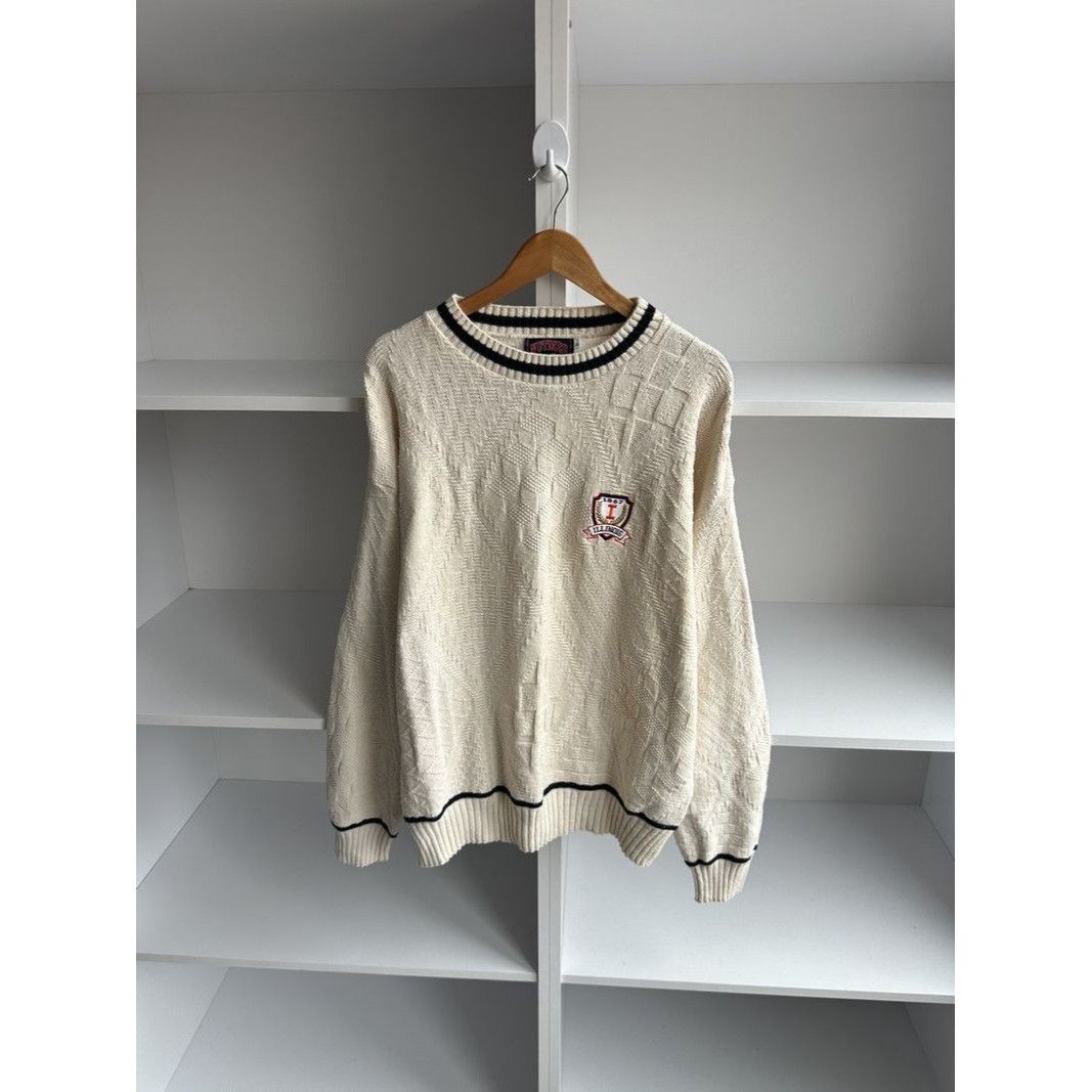 Nutmeg VTG Illinois Nutmeg USA Beige Knitted Sweater Size US L / EU 52-54 / 3 - 1 Thumbnail