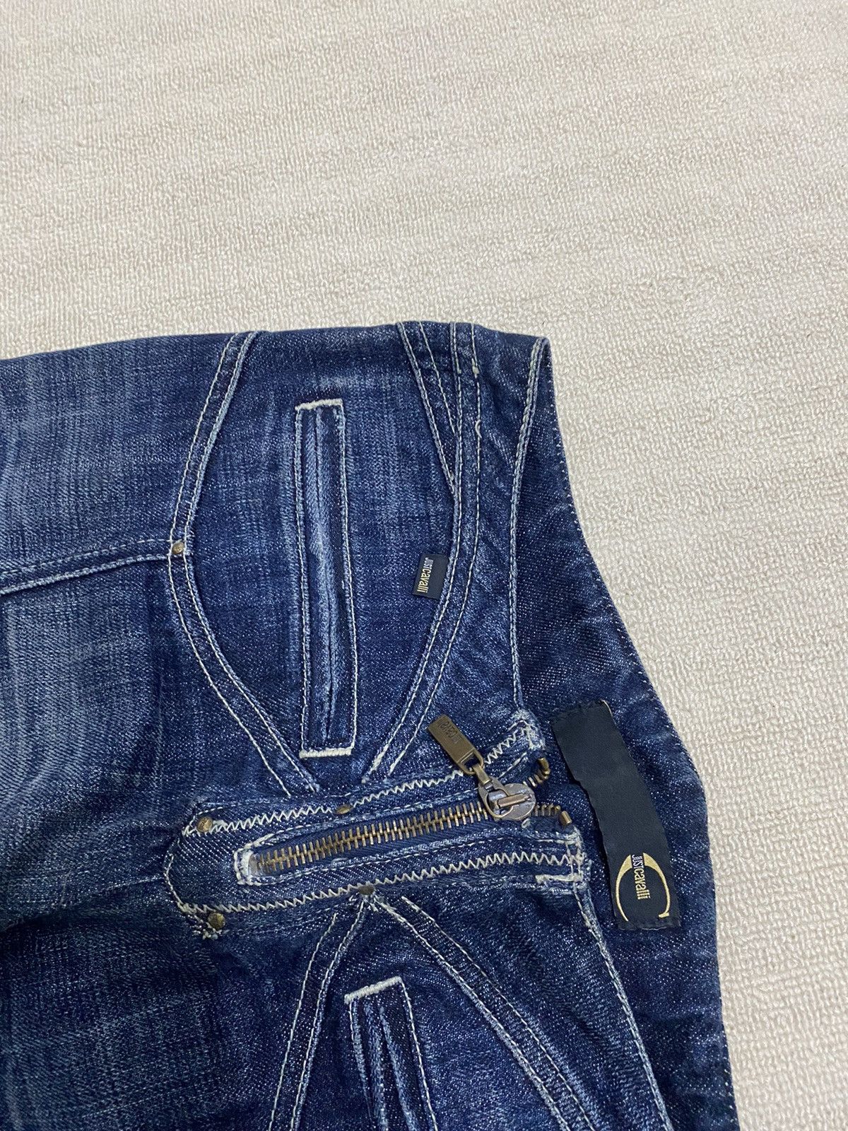 Just Cavalli × Roberto Cavalli 2000s Justcavalli zipper pants ( low waist) Size 27" / US 4 / IT 40 - 5 Thumbnail