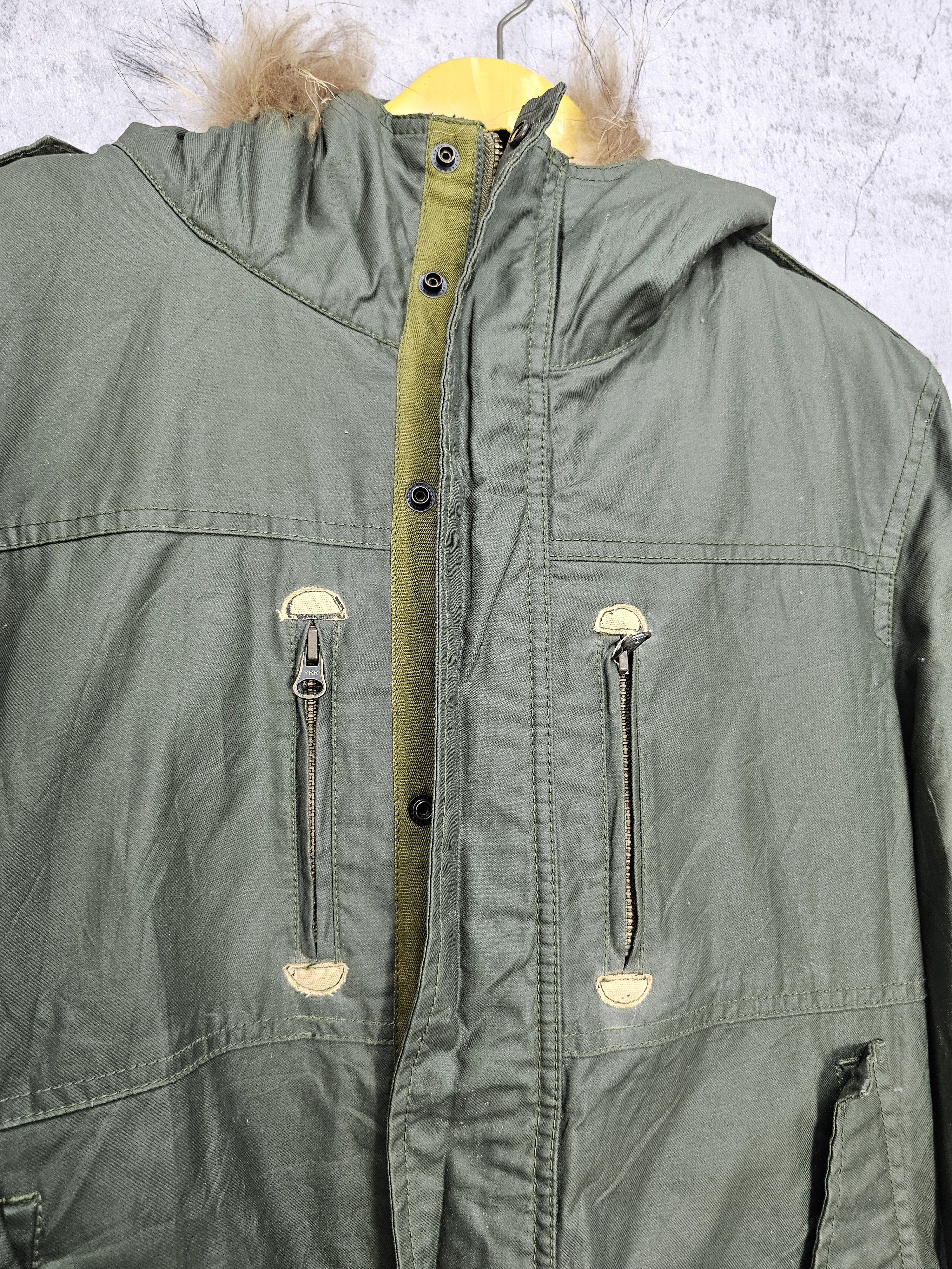 ABAHOUSE ABAHOUSE Military Flight Green Bomber Jacket J0090 Size US M / EU 48-50 / 2 - 6 Thumbnail