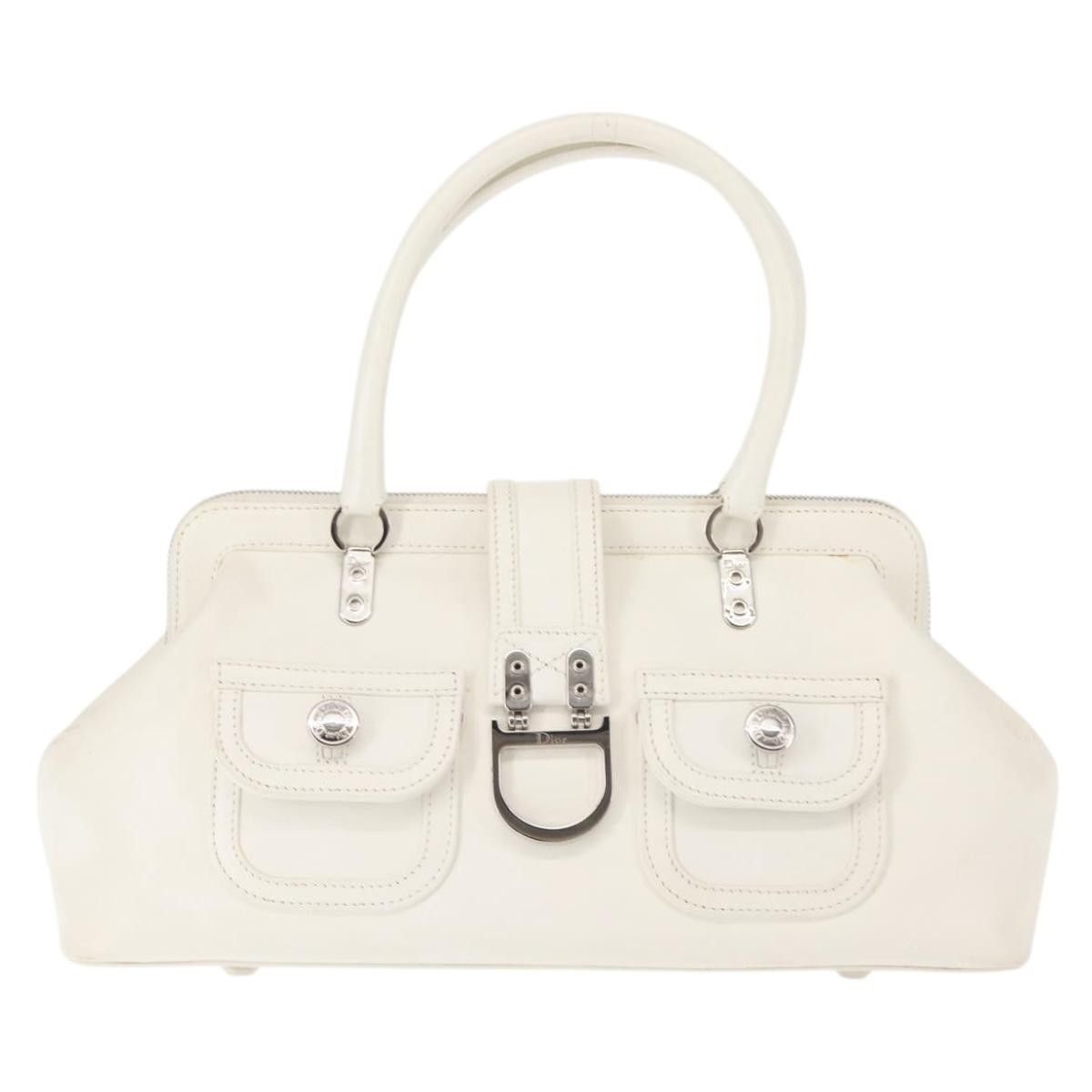 Dior Christian Dior Vintage Handbag Leather Size ONE SIZE - 1 Thumbnail