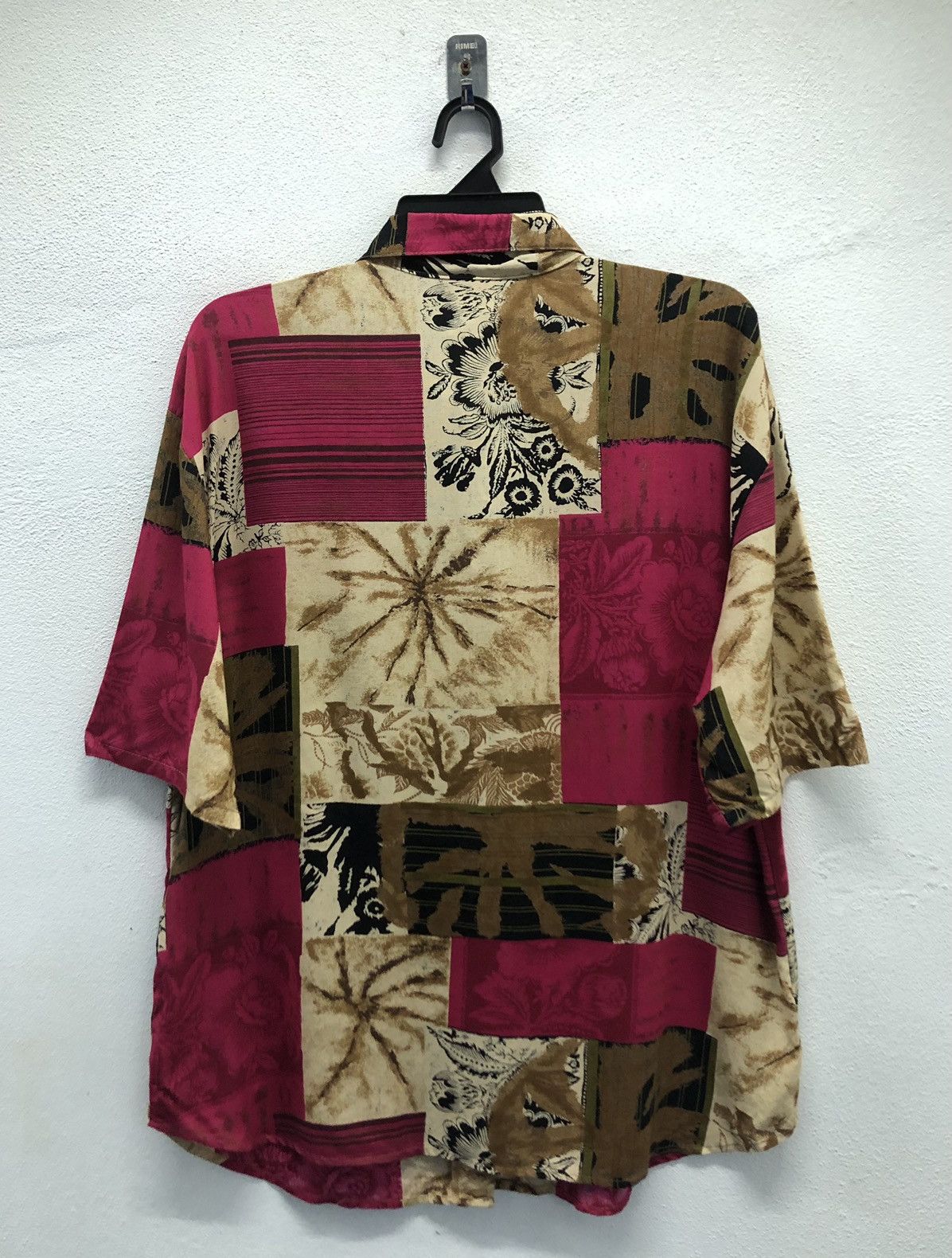 Vintage Vintage Bobbie Brooks Abstract Floral Patchwork Made in USA Size US L / EU 52-54 / 3 - 2 Thumbnail