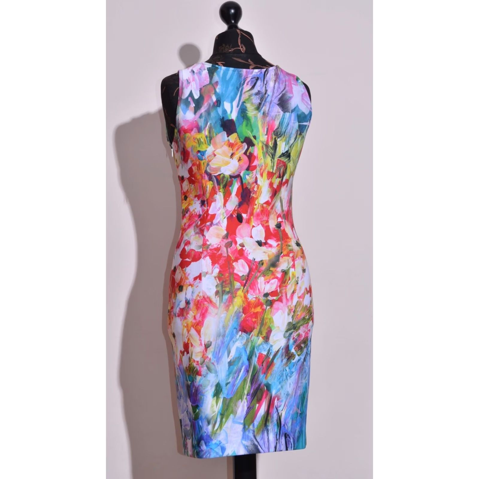 Joseph Ribkoff Joseph Ribkoff Womens Floral Sleeveless Bodycon Dress Multicolour Sz UK8 US6 D34 Size M / US 6-8 / IT 42-44 - 5 Thumbnail