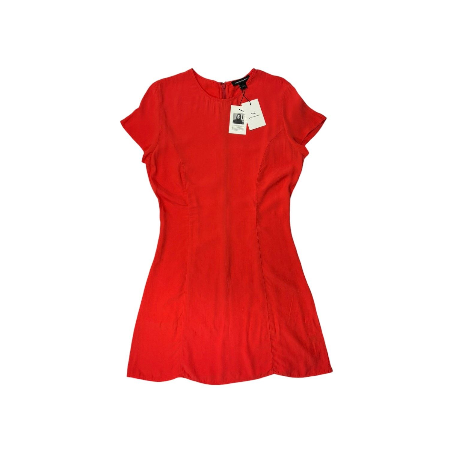 Other NWT Something Navy Tangerine Dress Small Short Sleeve Mini Size S / US 4 / IT 40 - 1 Thumbnail