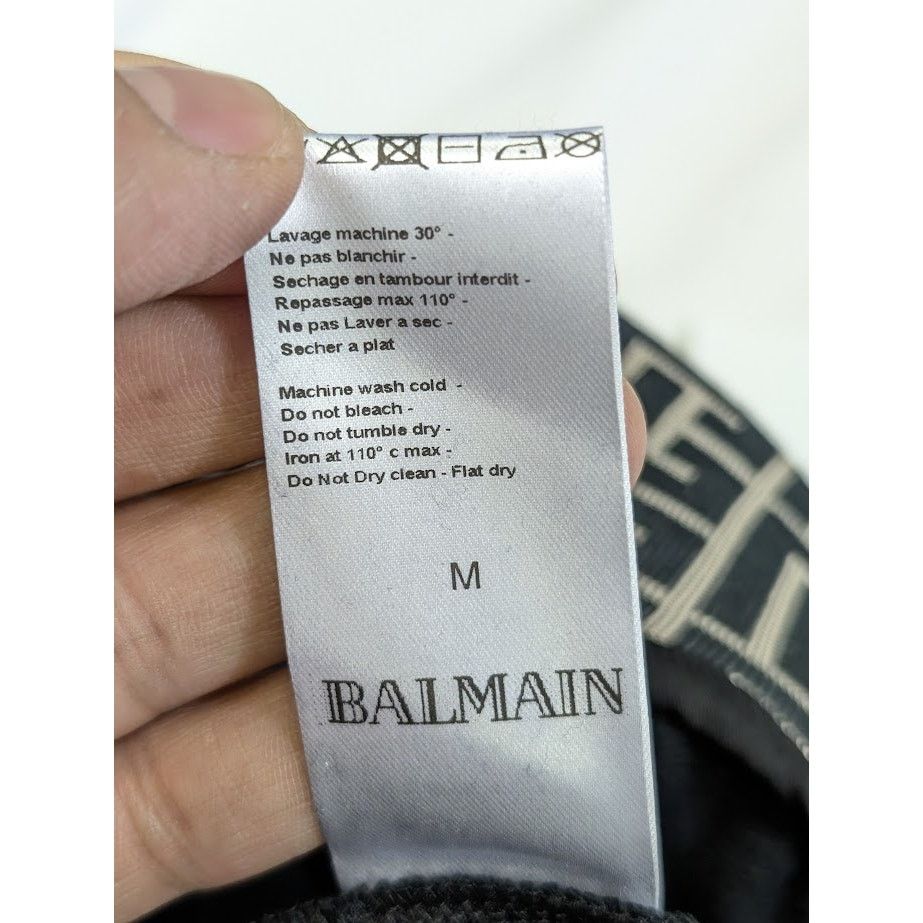 Balmain o1rshd1 Short With Monogram Trim in Black Size US 32 / EU 48 - 20 Thumbnail