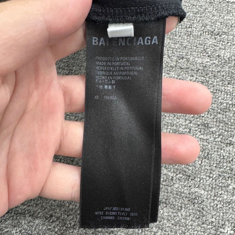 Balenciaga Balenciaga Letter Embroidered Short Sleeve Size US XS / EU 42 / 0 - 3 Thumbnail