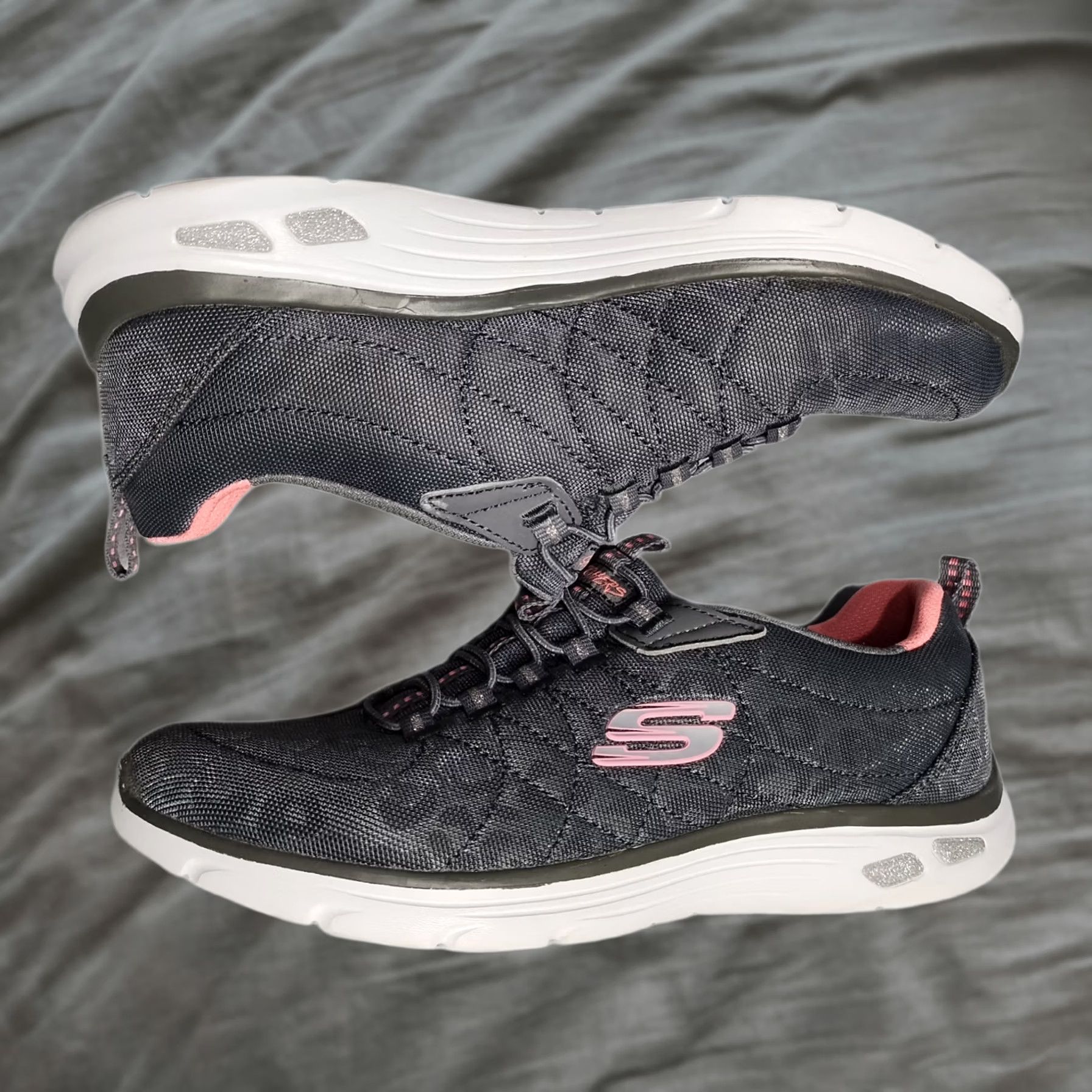 SKECHERS Skechers Sneakers Womens US 7.5 Multi Relaxed Fit Air-Cooled Memory Foam Slip On Size US 8 / IT 38 - 1 Thumbnail