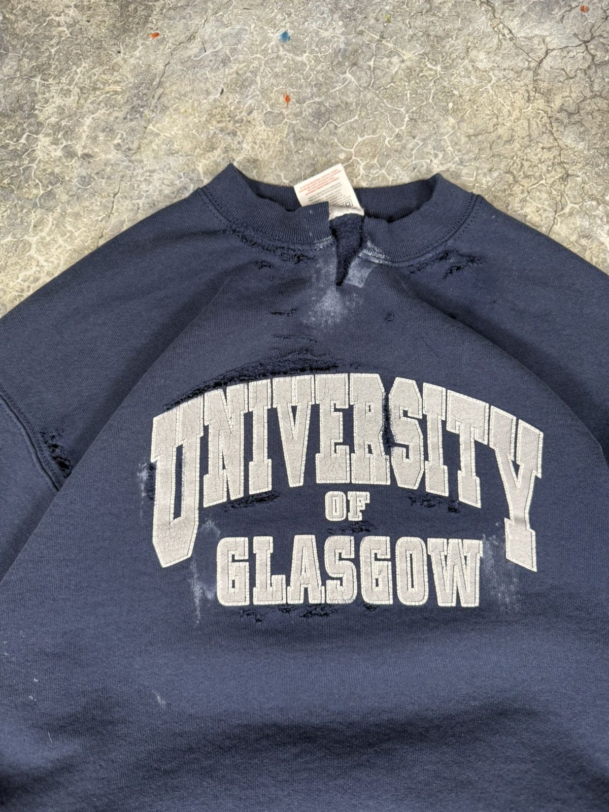 Vintage Vintage Thrashed Glasgow U Sweater Size US M / EU 48-50 / 2 - 3 Thumbnail