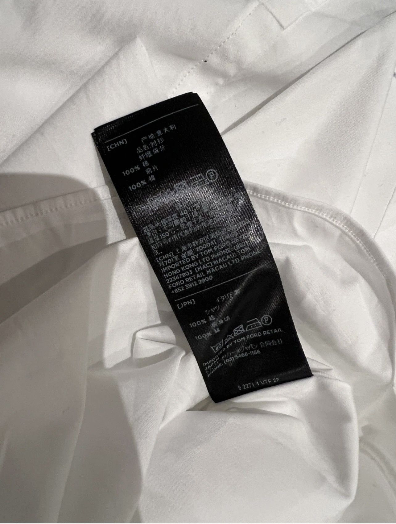 Tom Ford TOM FORD White Dress tuxedo Shirt Size 15 39 Long Sleeves Size US M / EU 48-50 / 2 - 19 Thumbnail