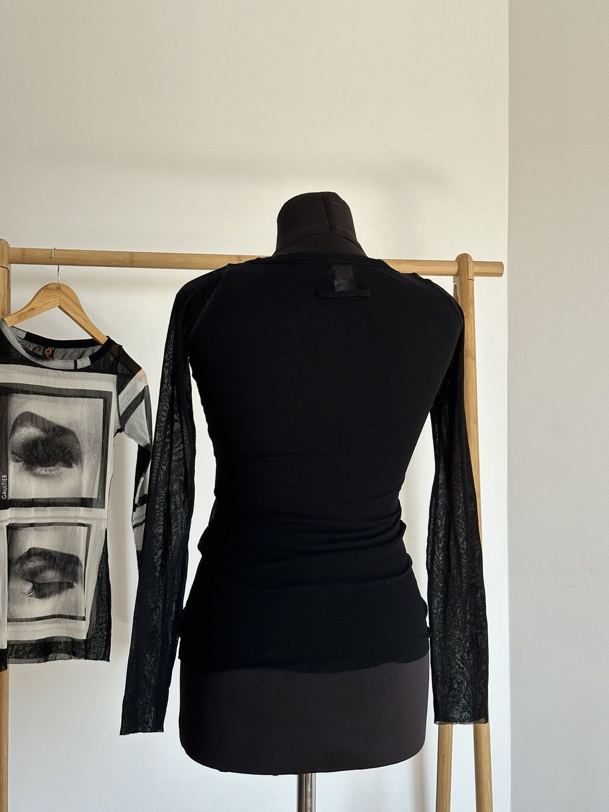 Other Vintage 2000s Jean Paul Gaultier Soleil Sun Logo Mesh Top Size M / US 6-8 / IT 42-44 - 3 Thumbnail