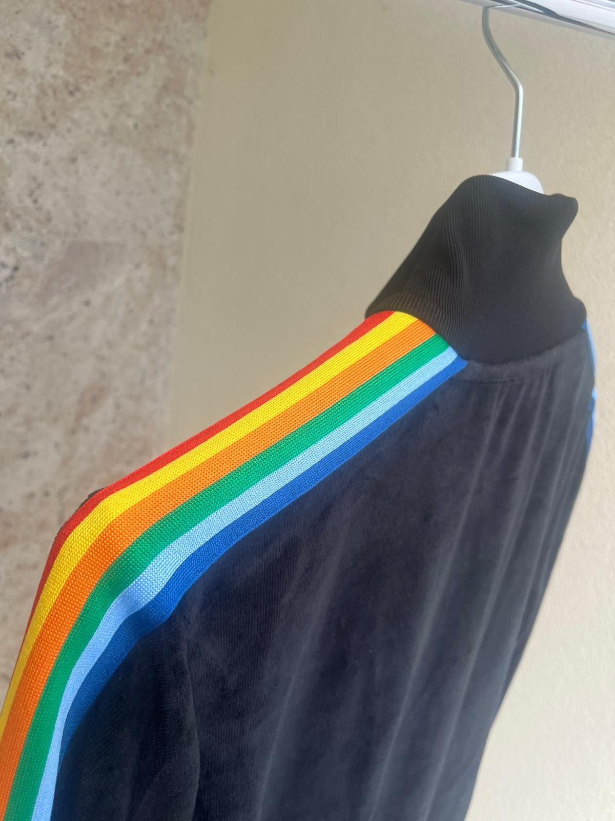 Palm Angels Chenille Track Jacket in Black Size US L / EU 52-54 / 3 - 14 Thumbnail
