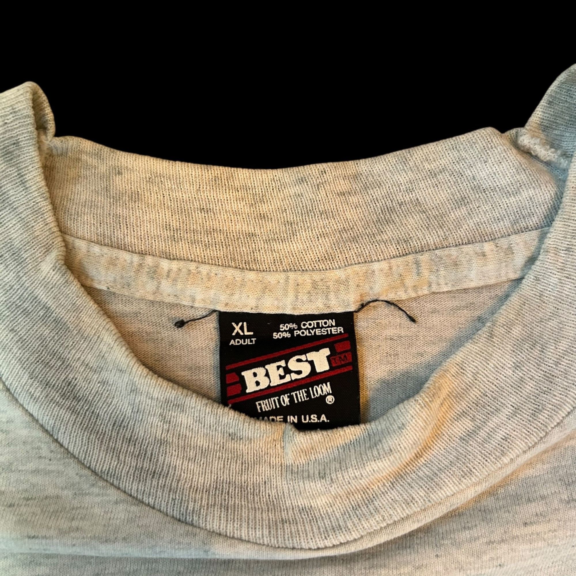 Vintage Vintage Best Fruit Of The Loom Single Stitch Teddy Bear Tee Size US XL / EU 56 / 4 - 4 Thumbnail