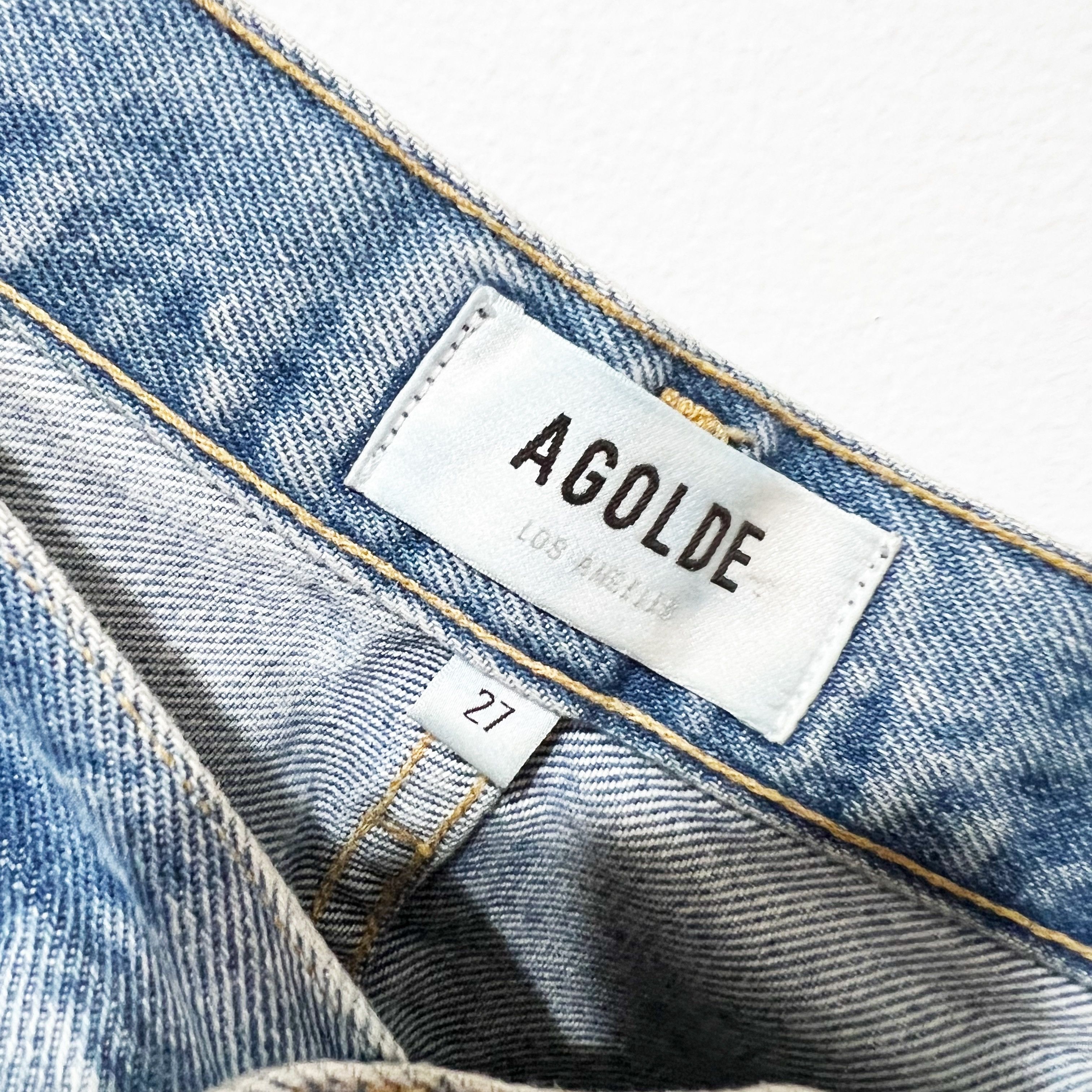 Agolde Agolde Women's 90s Mid Rise Loose Fit Size 27" / US 4 / IT 40 - 2 Thumbnail