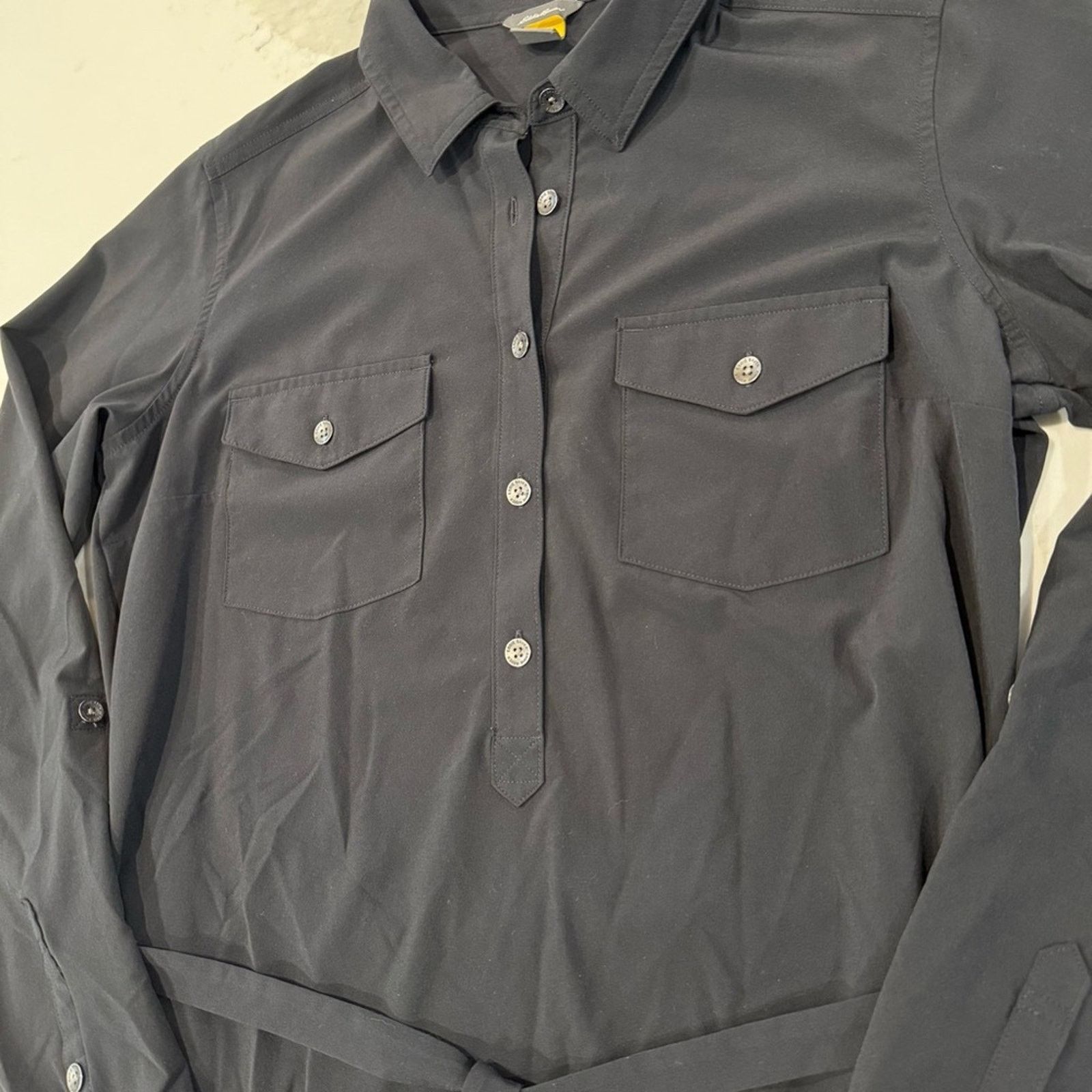 Eddie Bauer Eddie Bauer Departure Long Sleeve Shirt Dress Womens Small Size S / US 4 / IT 40 - 5 Thumbnail