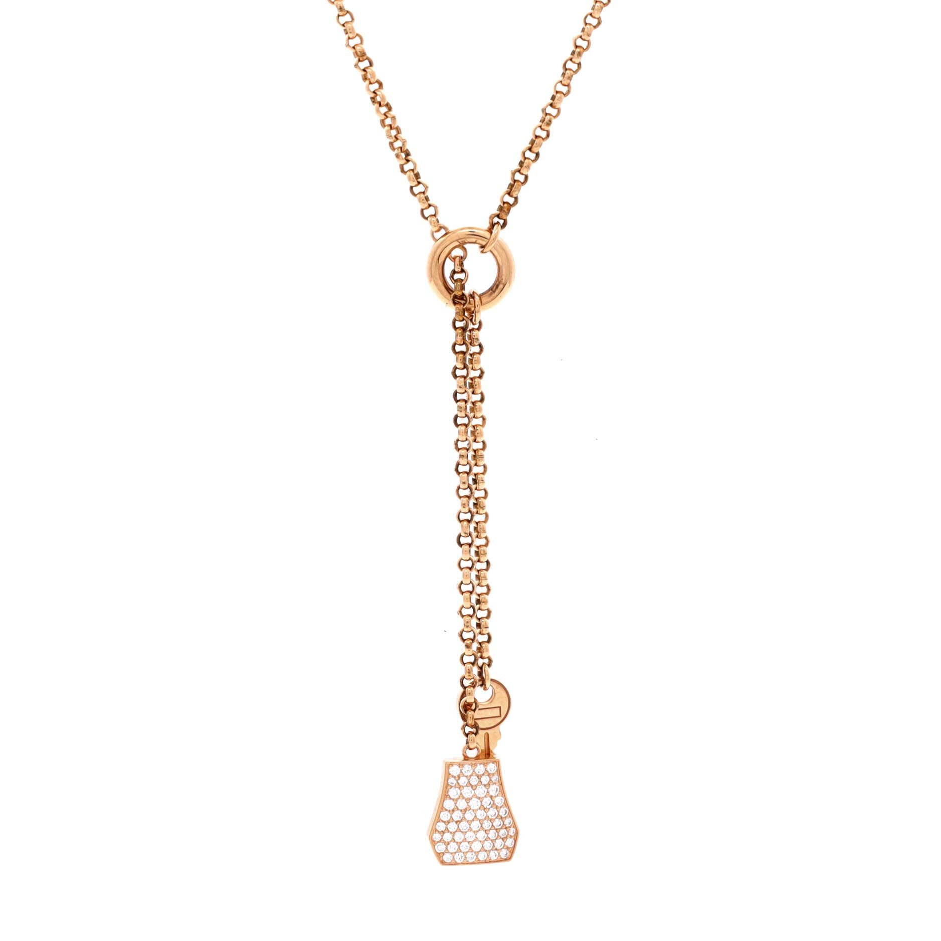 Hermes Kelly Clochette Pendant Necklace Size ONE SIZE - 1 Thumbnail