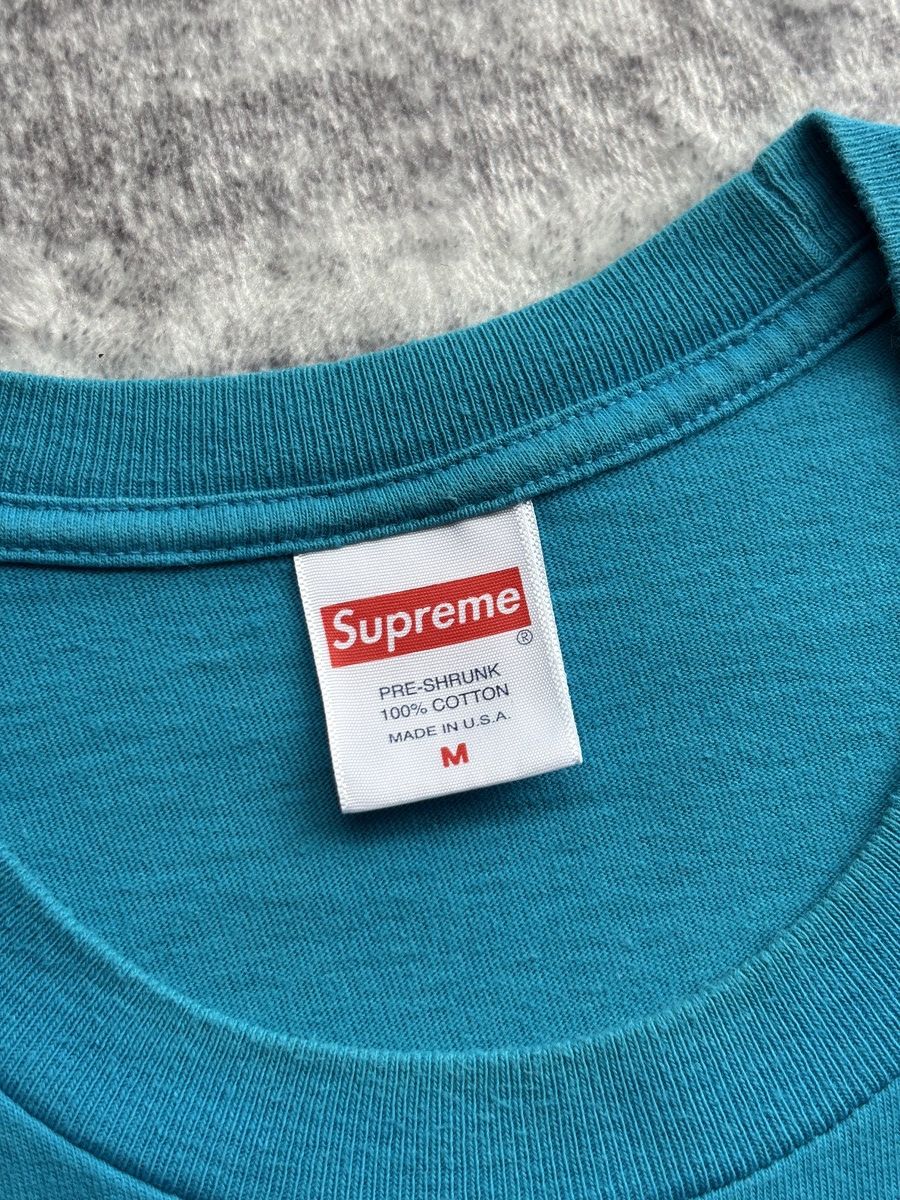 Supreme Supreme Pills Logo T-Shirt Tee Blue FW20 Size US M / EU 48-50 / 2 - 6 Thumbnail