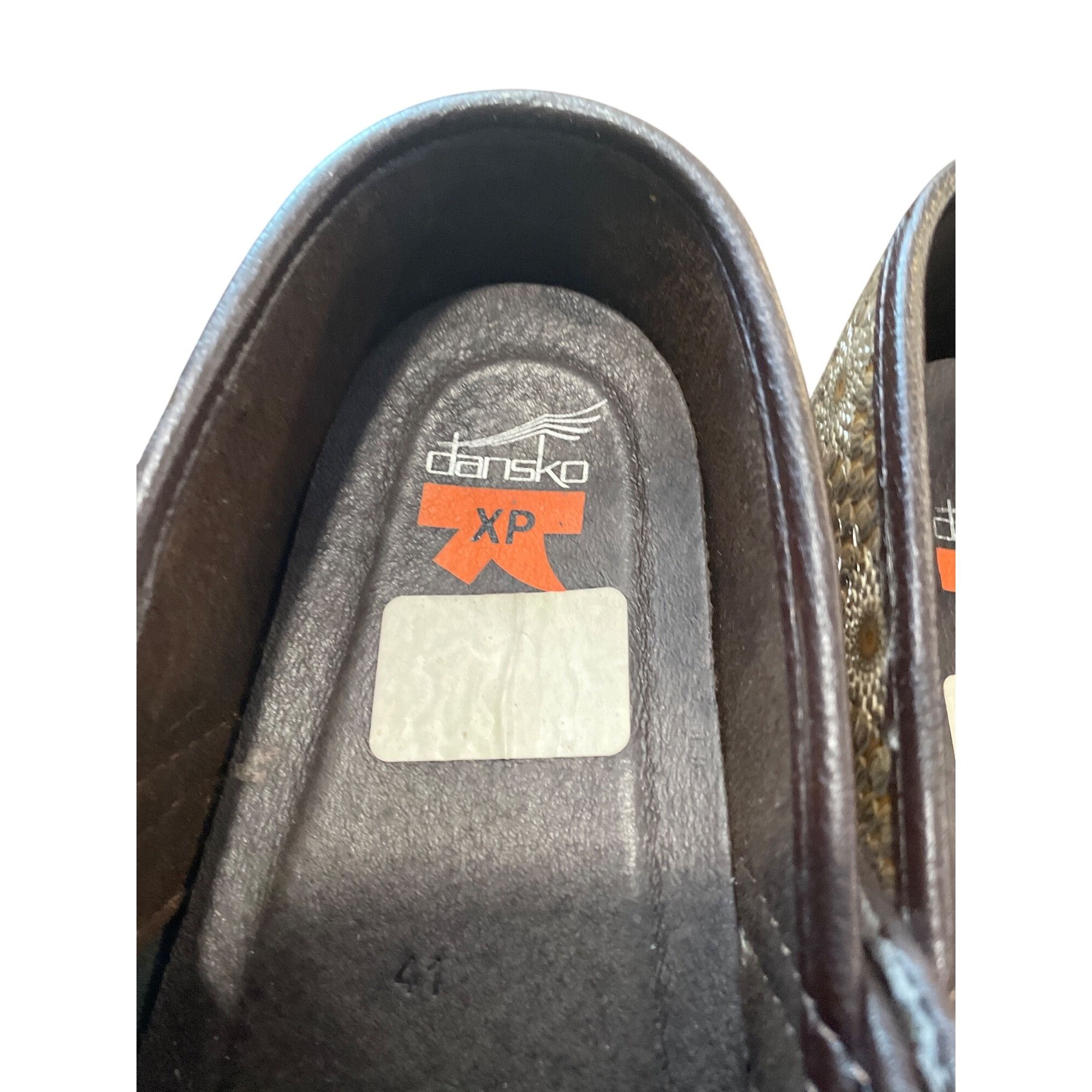 Dansko Dansko XP wms tan leather geometric nursing clogs shoes sz 4 Size US 11 / IT 41 - 8 Thumbnail