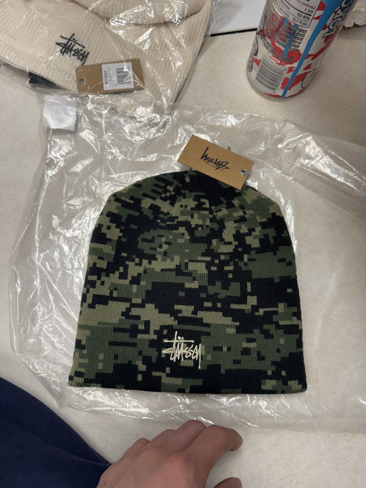 Stussy Stussy green digi camo beanie Size ONE SIZE - 3 Thumbnail
