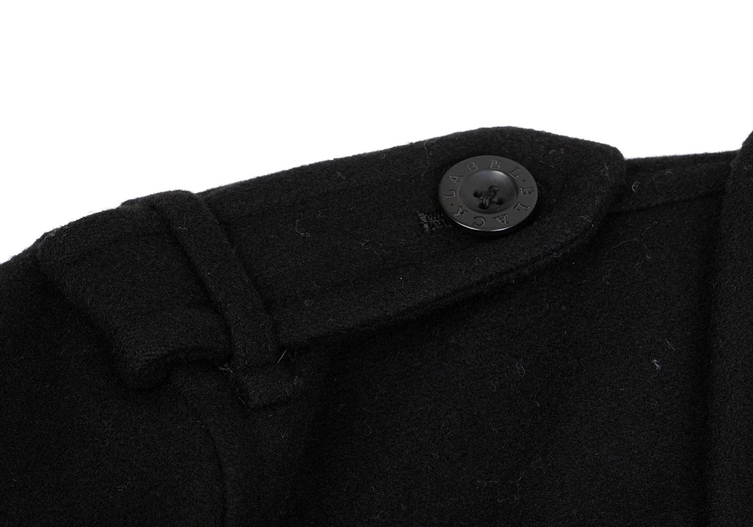 Burberry Cashmere Blend Wool Nylon Melton Half Coat in Black, L Size US XXS / EU 40 - 5 Thumbnail