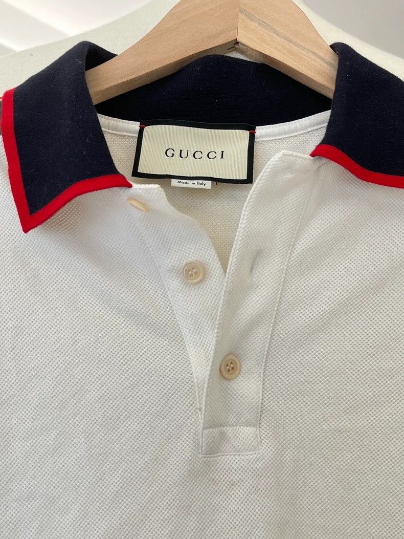 Gucci Gucci White polo light men's and women's shirt 2502-Nextarr Size US S / EU 44-46 / 1 - 4 Thumbnail