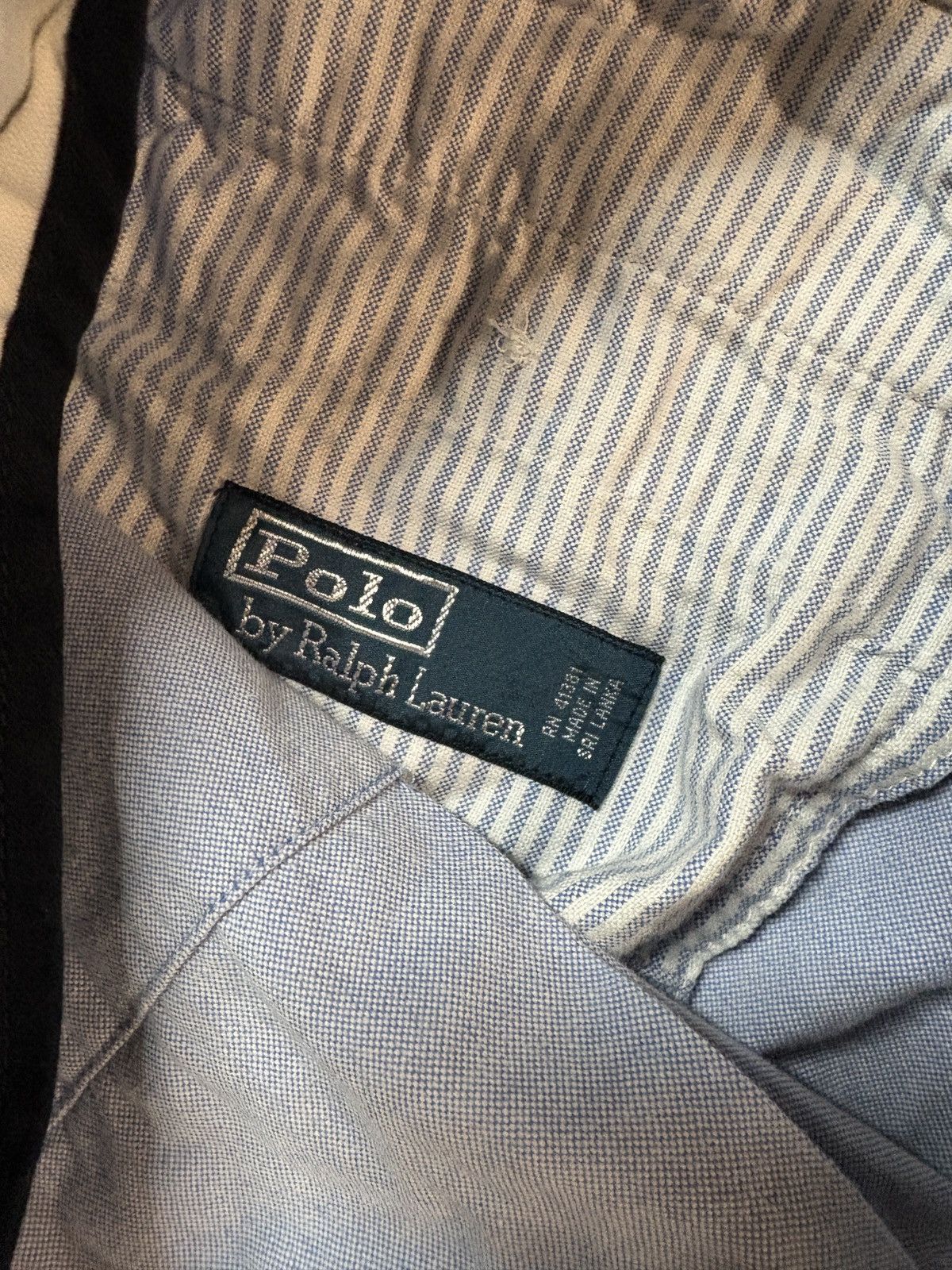 Polo Ralph Lauren Vintage 90s Polo Ralph Lauren Light Blue Chino Shorts 38 Size US 38 / EU 54 - 4 Thumbnail