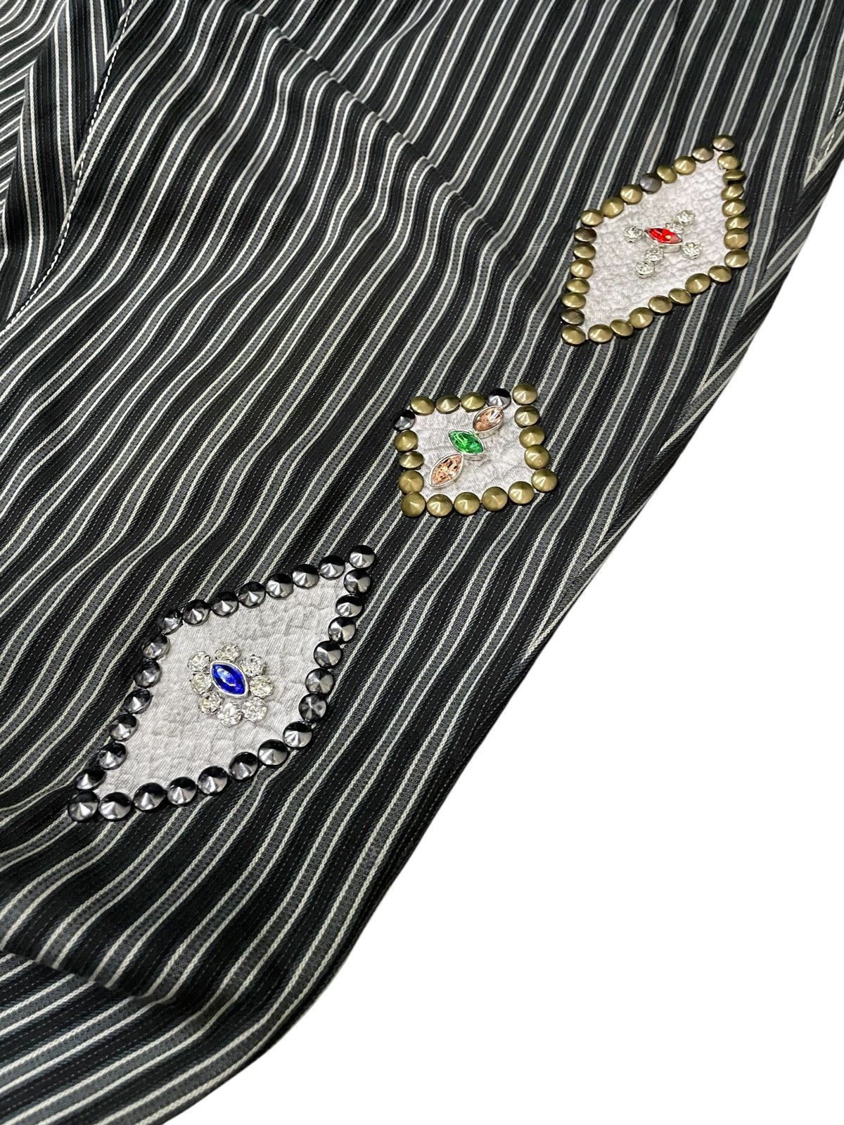 Kapital × Tornado Mart Tornado Mart Gemstone Stud Snake Skin Jacquard Flare Pants Size US 30 / EU 46 - 16 Thumbnail