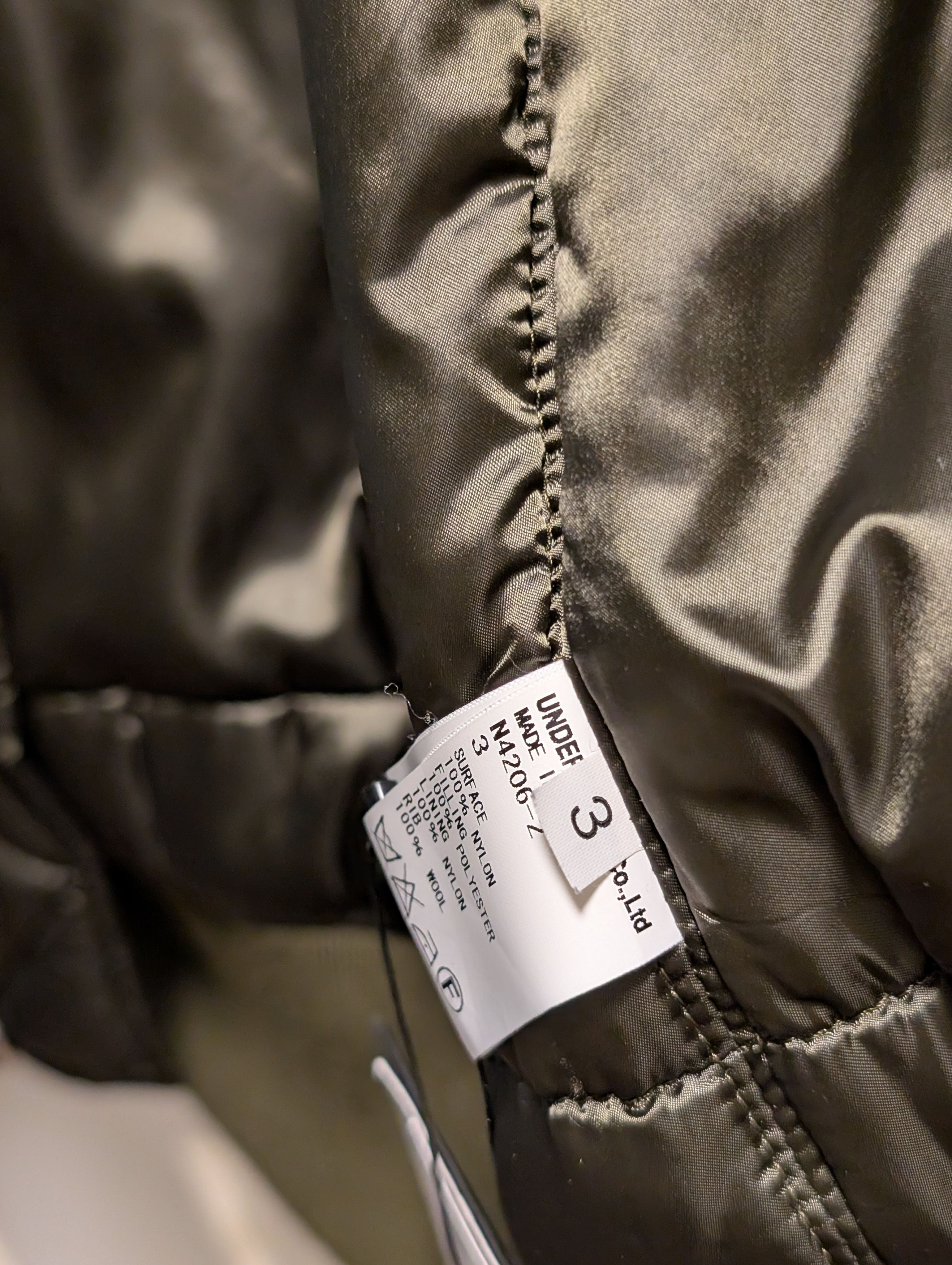 Undercover AW14 "Cold Blood" Back Zip Bomber - Olive Size 3 Size US L / EU 52-54 / 3 - 5 Thumbnail