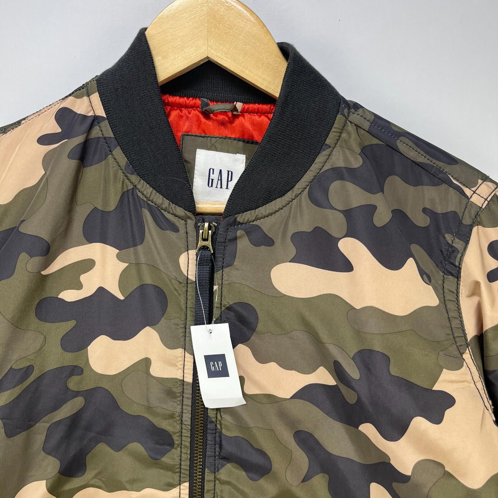 Gap Gap Camo Flight Bomber Jacket Zip Up Medium Brand New Size US M / EU 48-50 / 2 - 3 Thumbnail