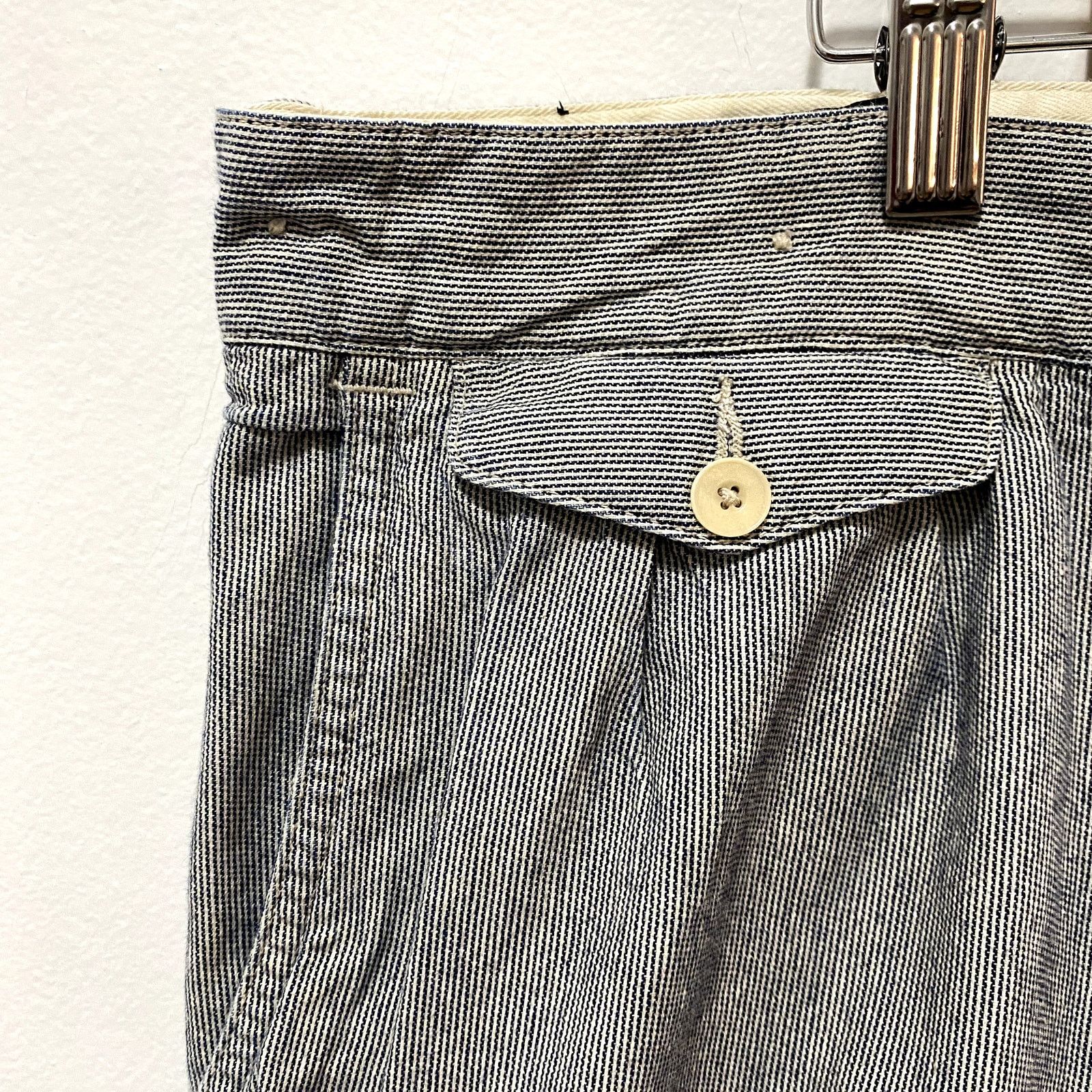 RRL Ralph Lauren RRL Double RL Railroad Stripe Trouser Button Fly Pants Size US 36 / EU 52 - 8 Thumbnail